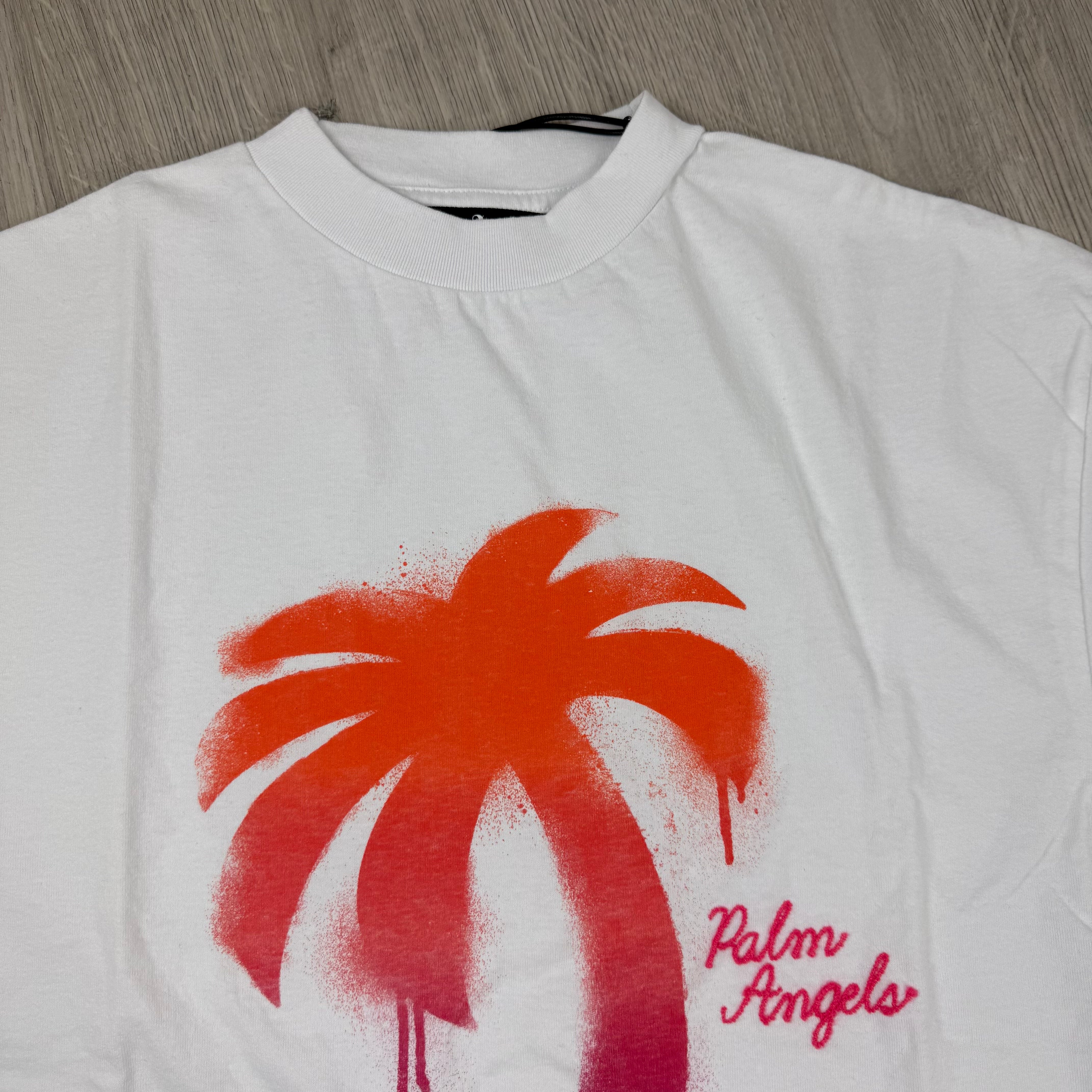 Palm Angels Spray T-Shirt - White