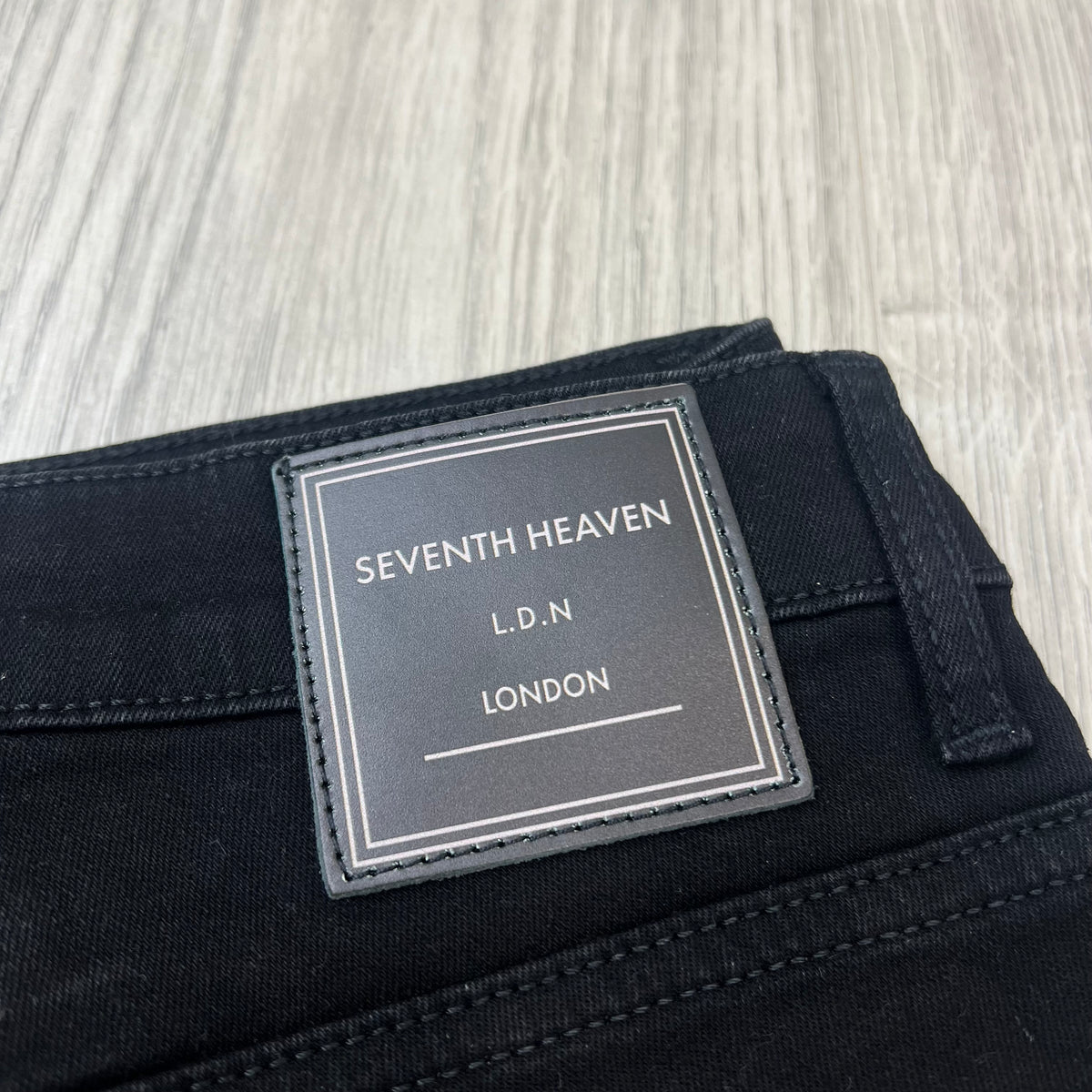 7TH HVN Slim Jeans - Black