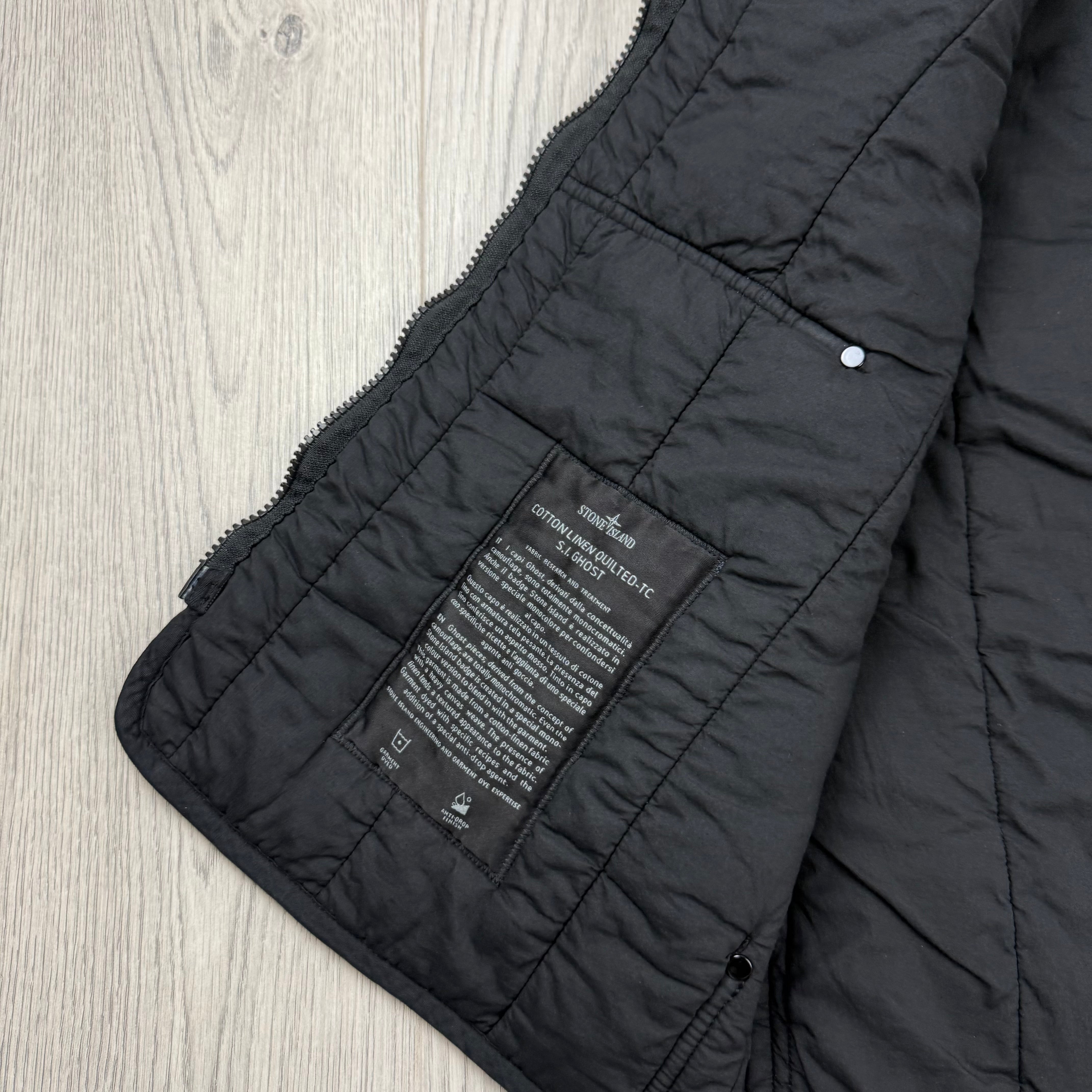 Stone Island | Men's Ghost Reflective Down Jacket | Black |