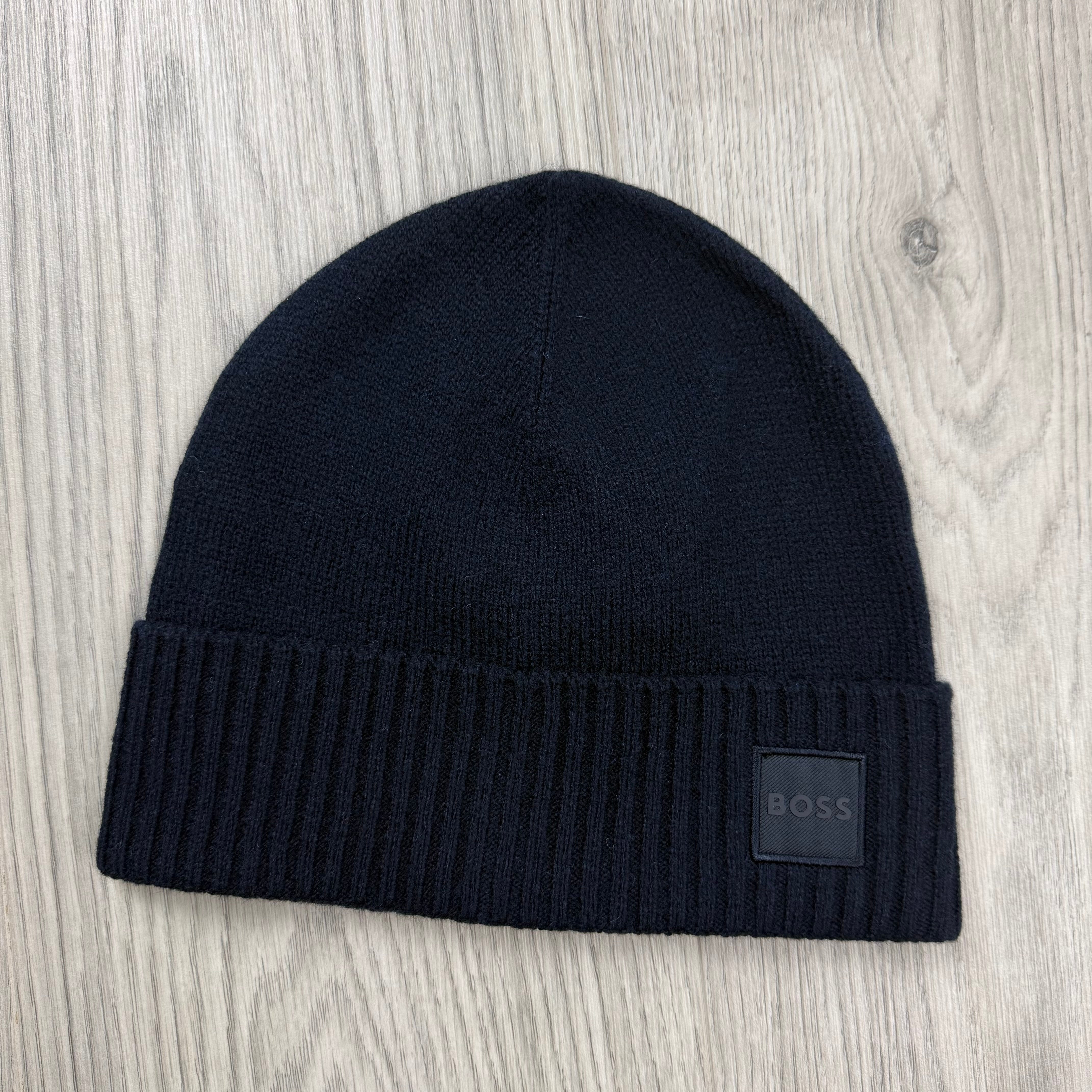 Hugo Boss 'Akaio' Beanie - Dark Blue