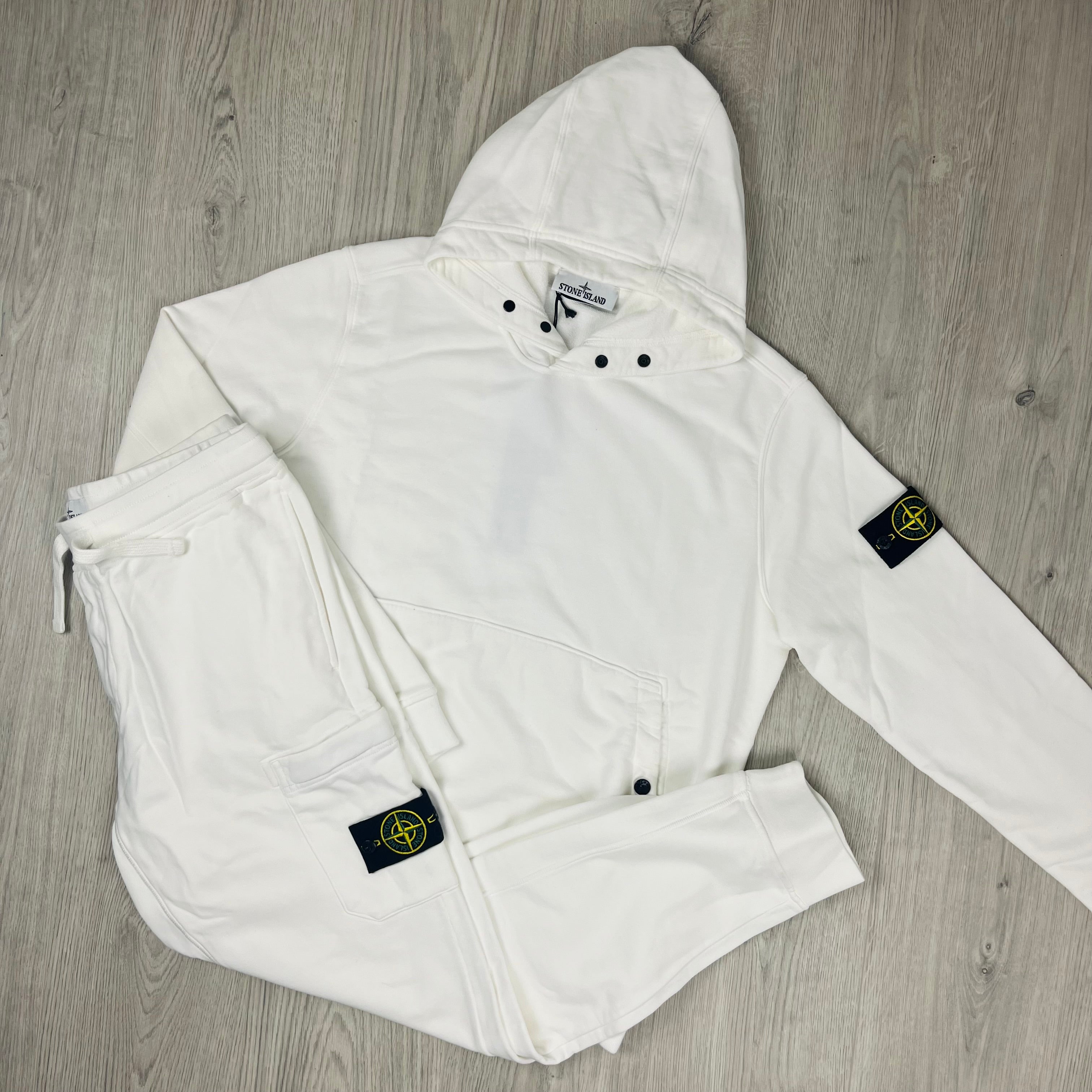 Stone Island Tracksuit - White