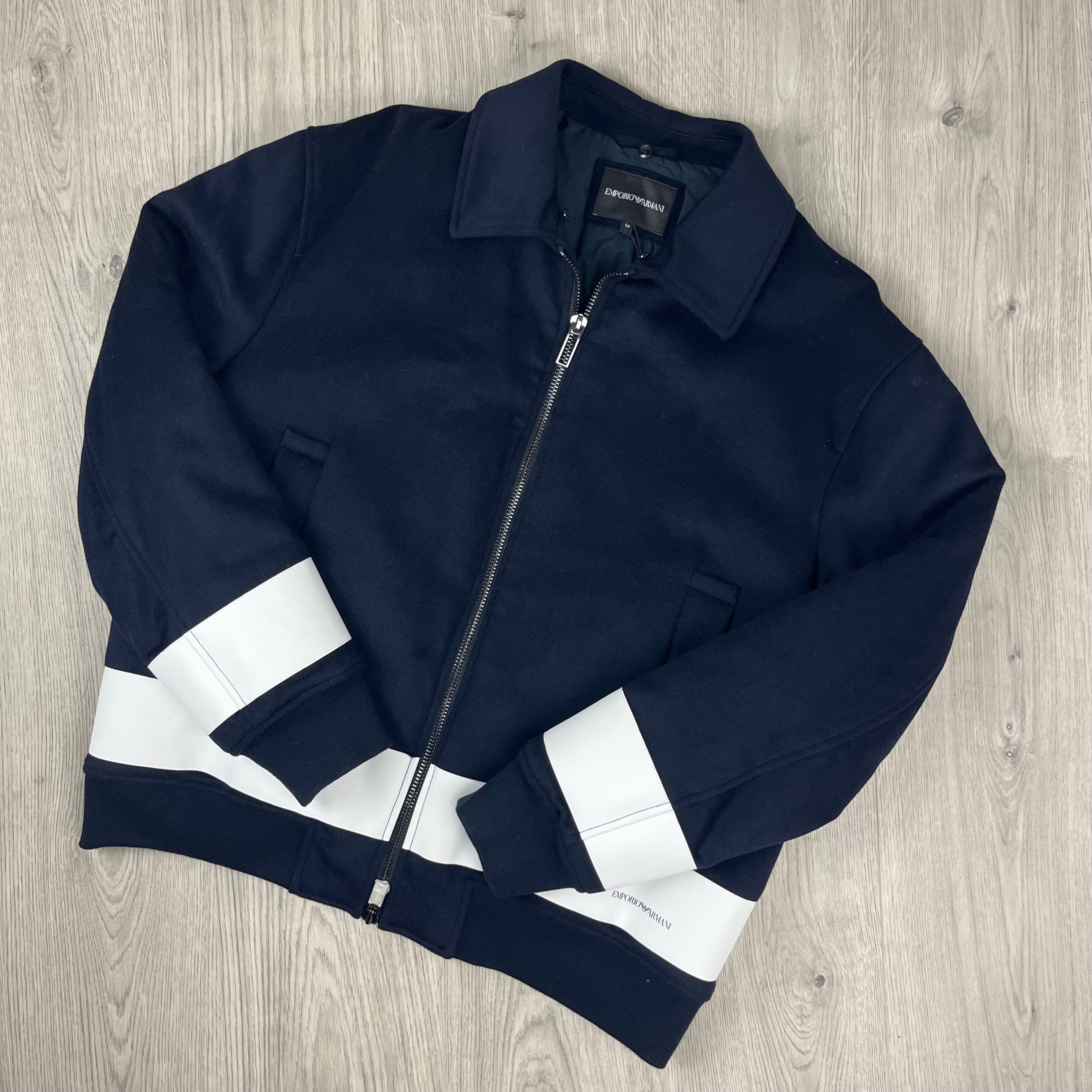 Emporio Armani Aviator Jacket - Navy