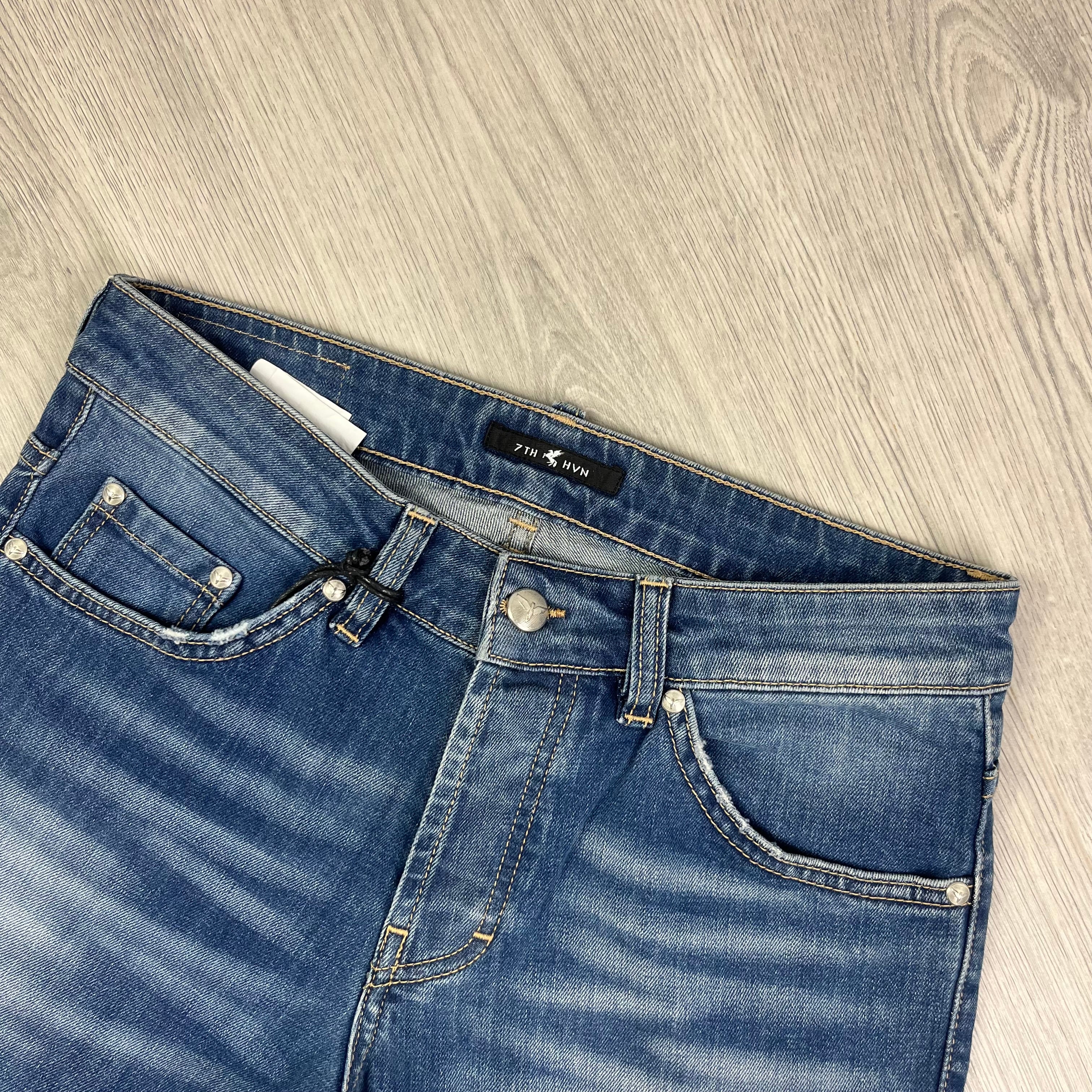 7TH HVN Slim Jeans - Blue