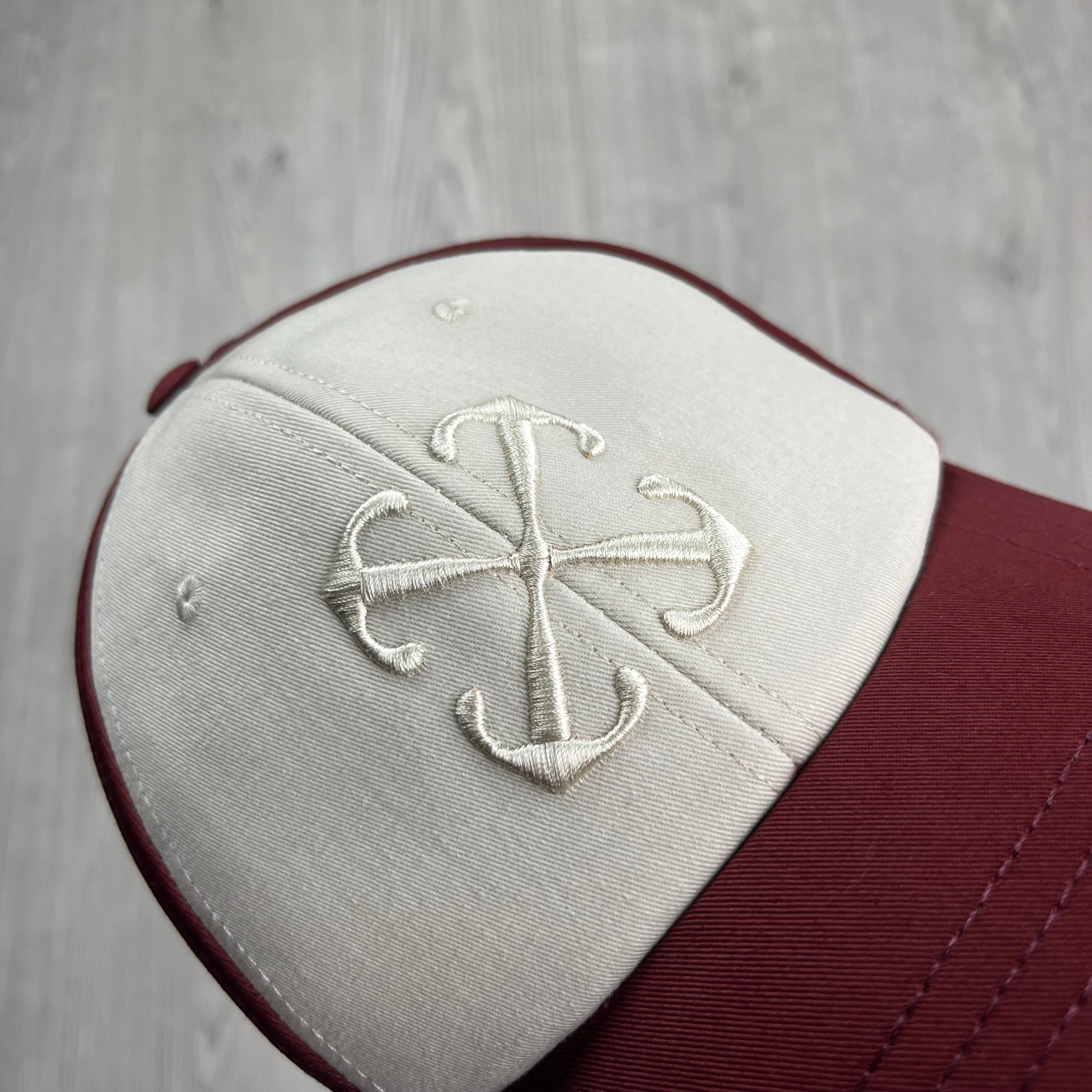 Off-White Baseball Cap - Maroon