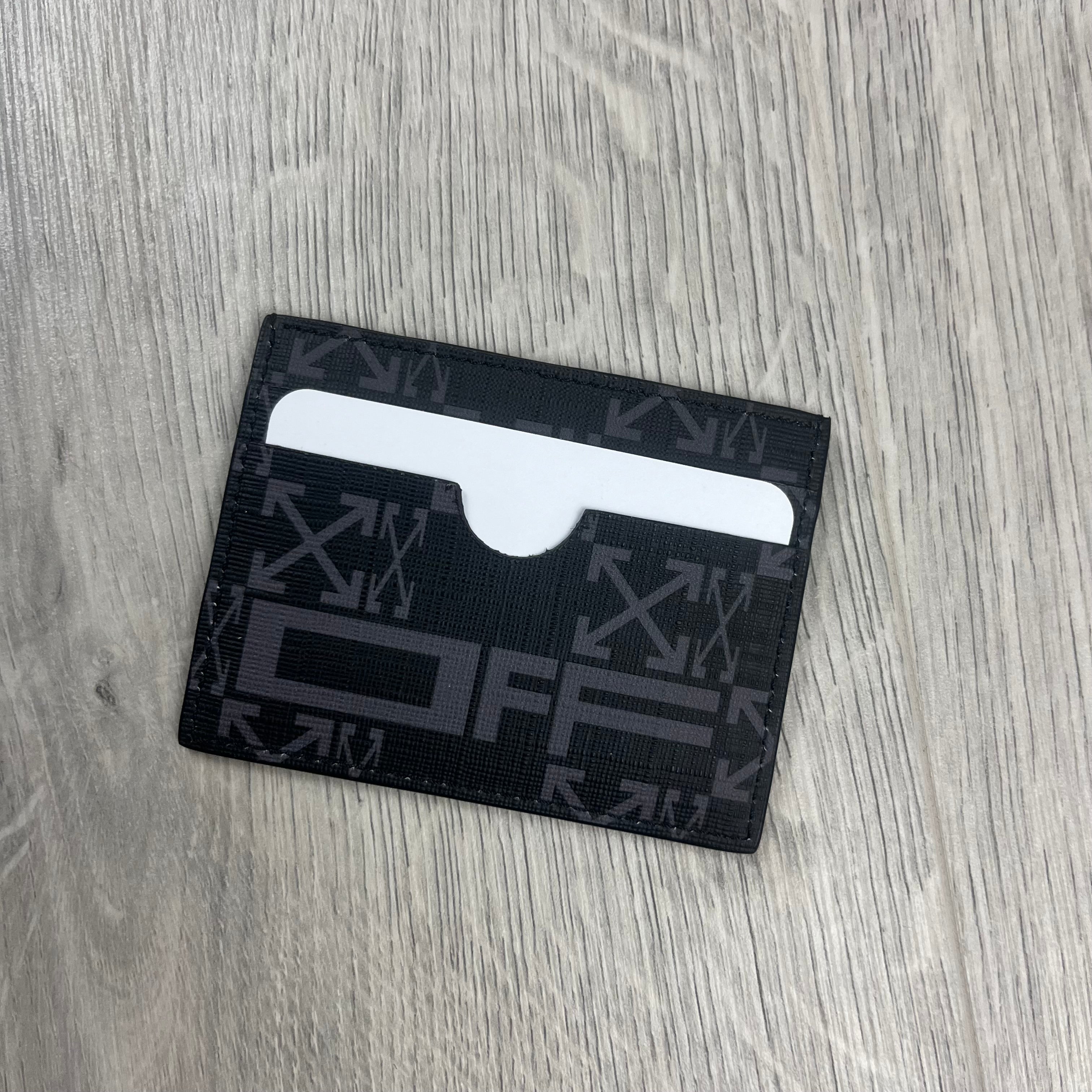 Off-White Monogram Cardholder in Black. On sale at Open Attire.