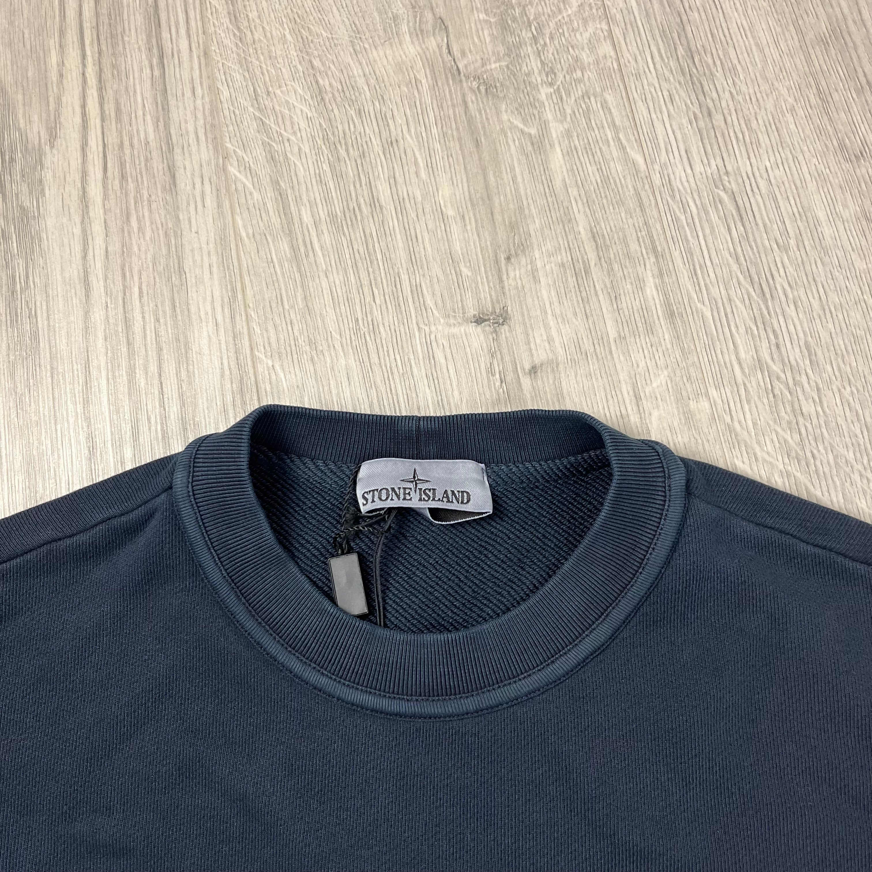 Stone Island Dyed Sweatshirt - Navy