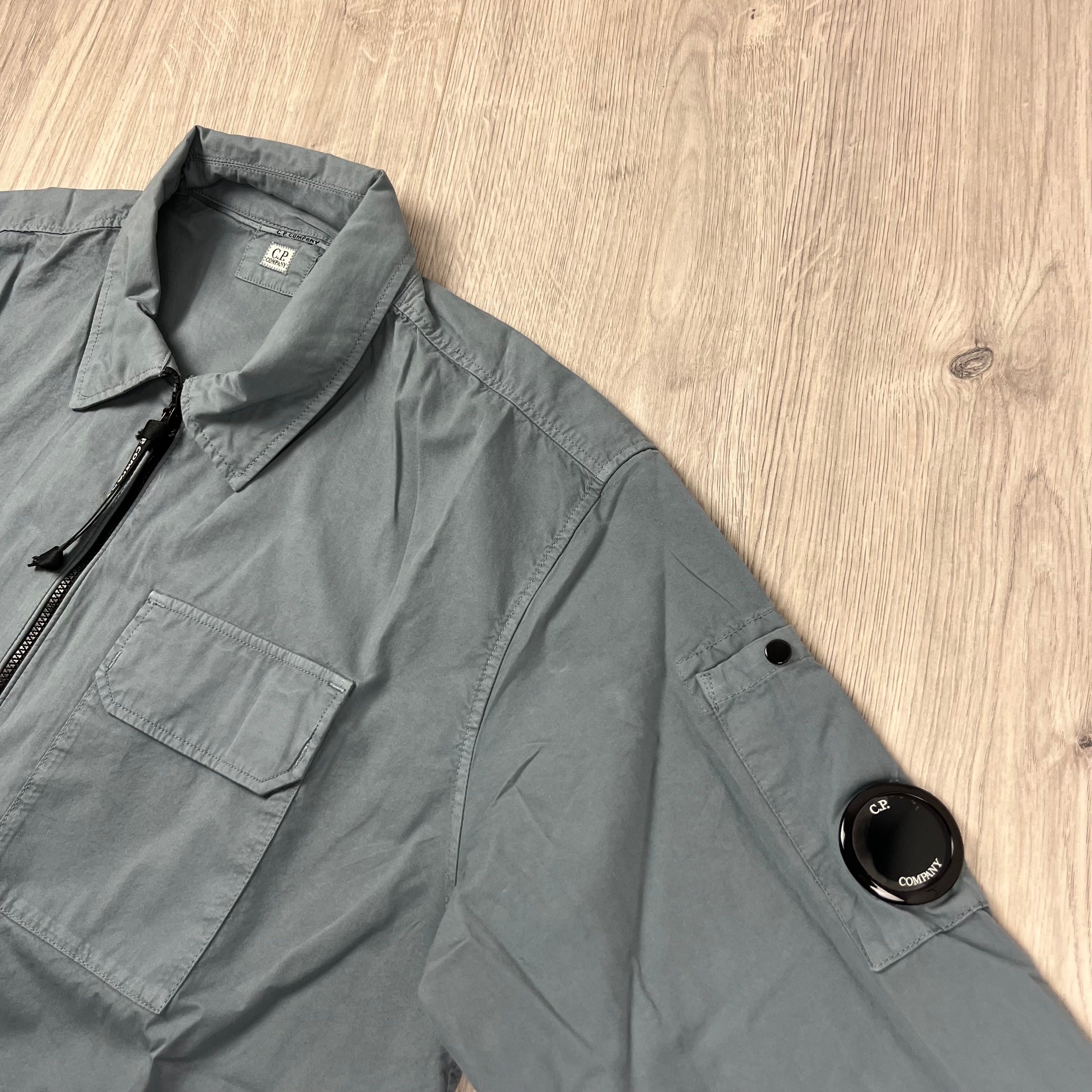 CP Company Zip Overshirt - Stormy