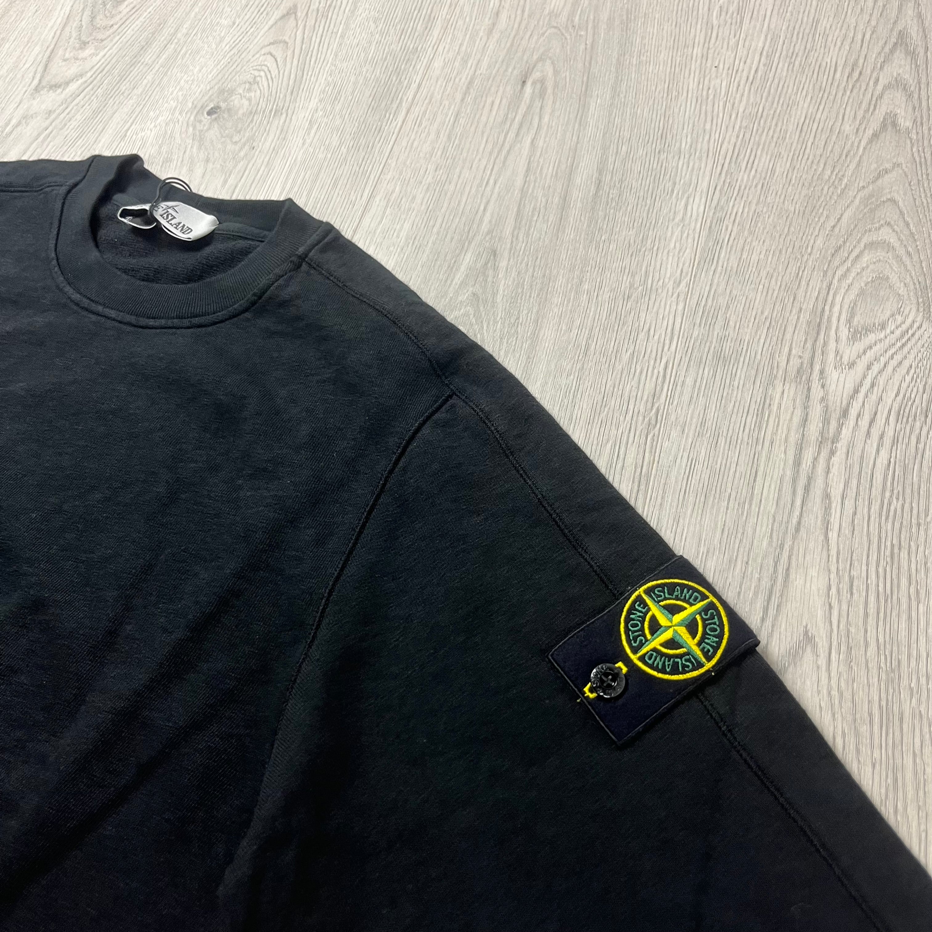 Stone Island Dyed Sweatshirt - Black