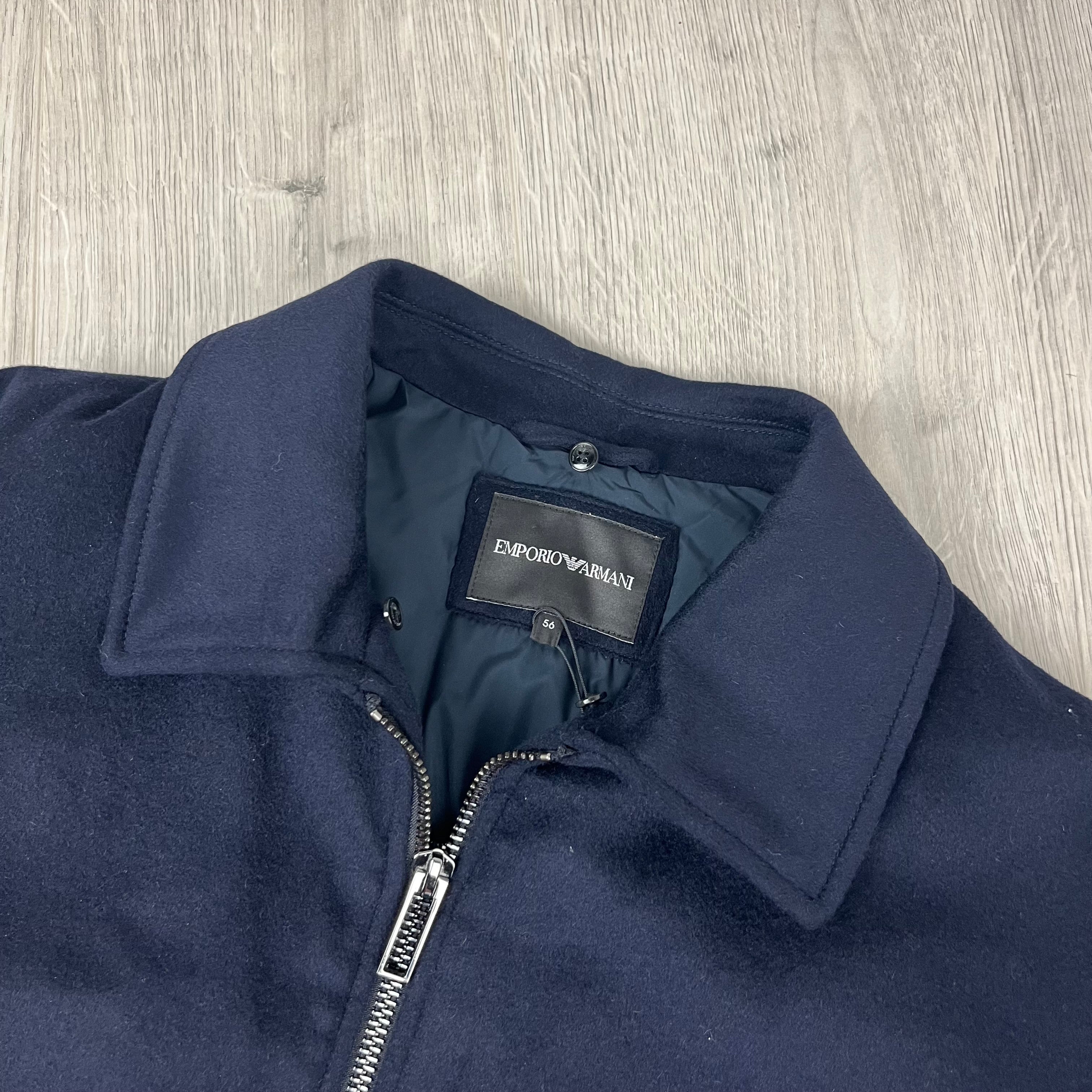 Emporio Armani Aviator Jacket - Navy