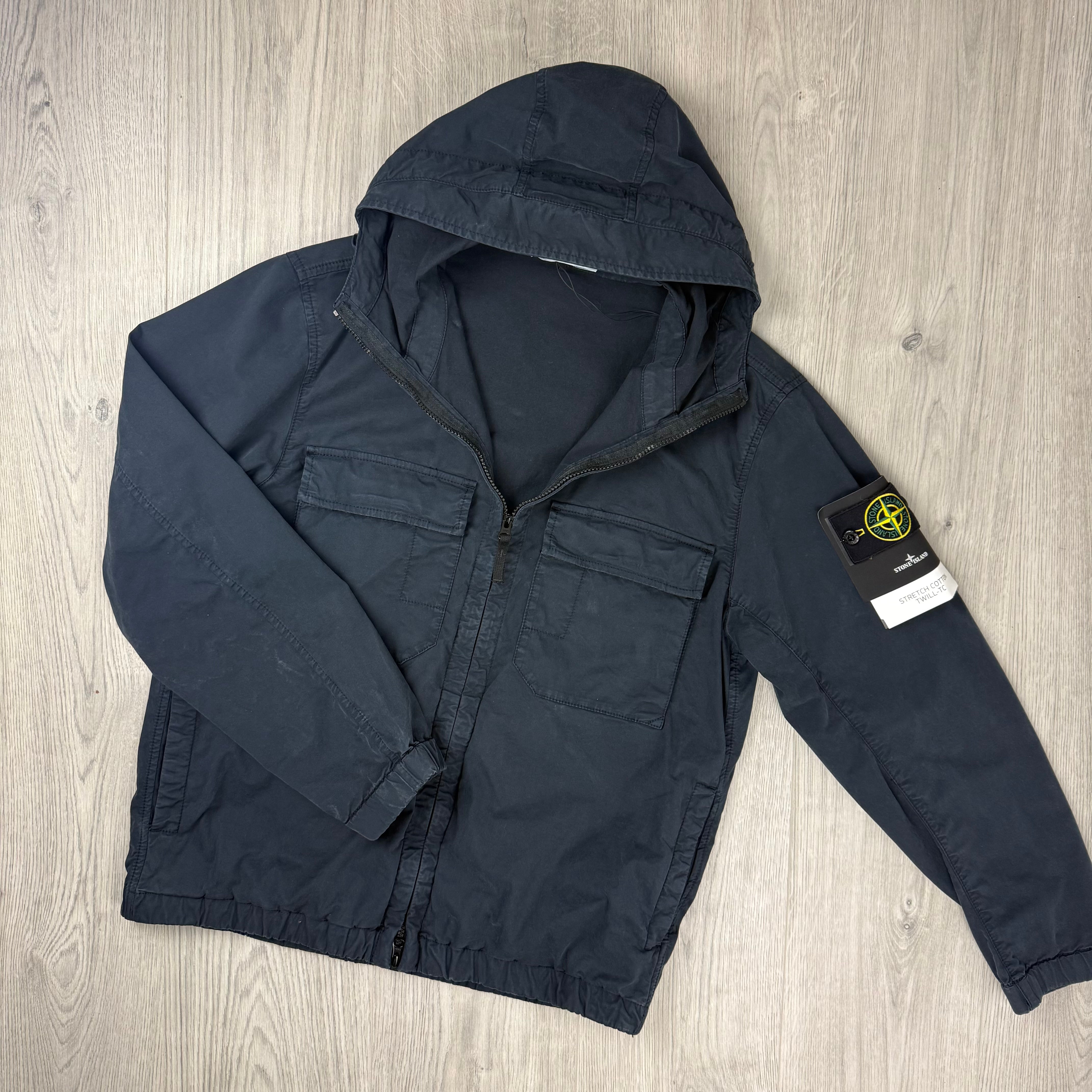Stone Island Supima Jacket - Navy Blue