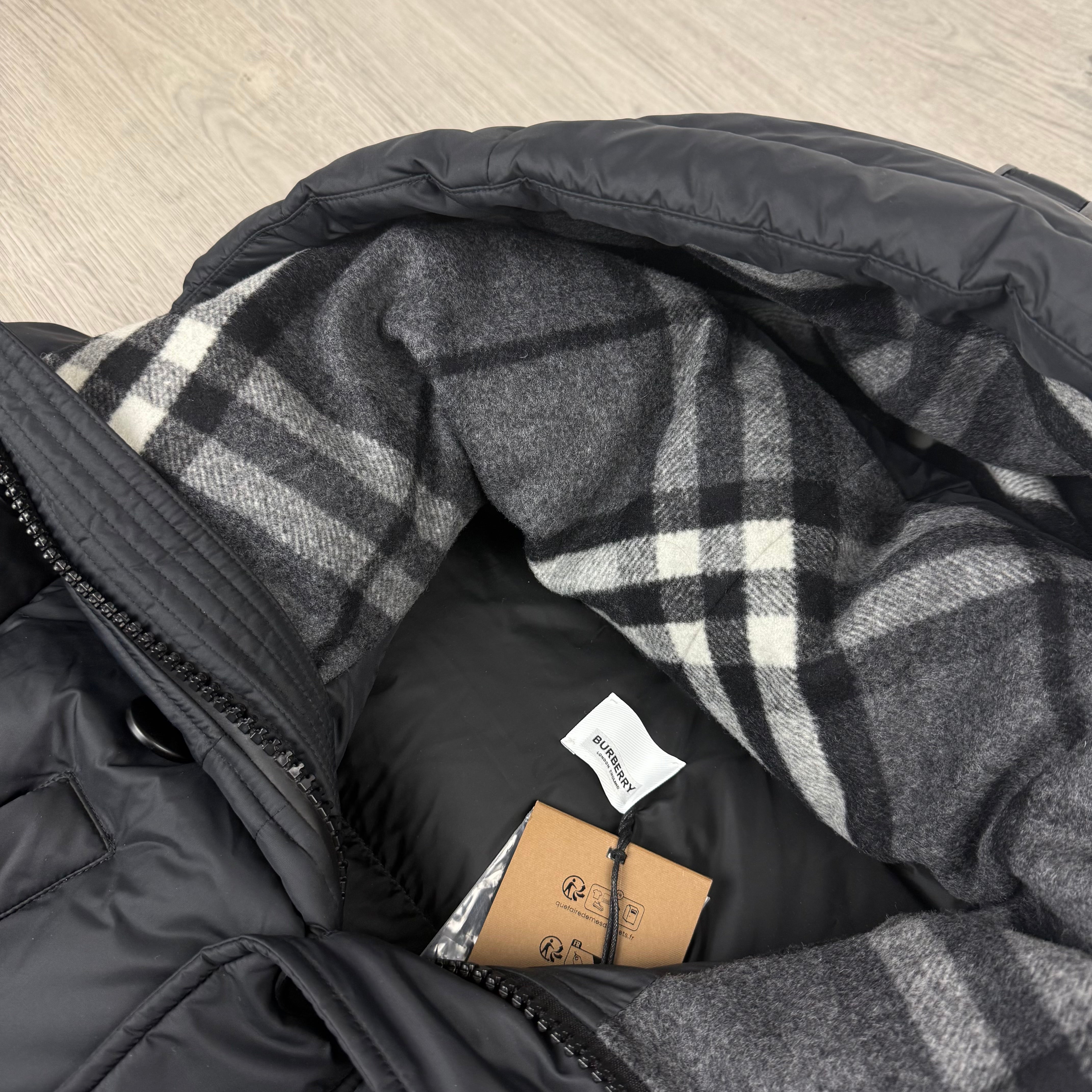 Burberry | Men's 'Lockwood' Down Jacket | Black | Outlet Sale