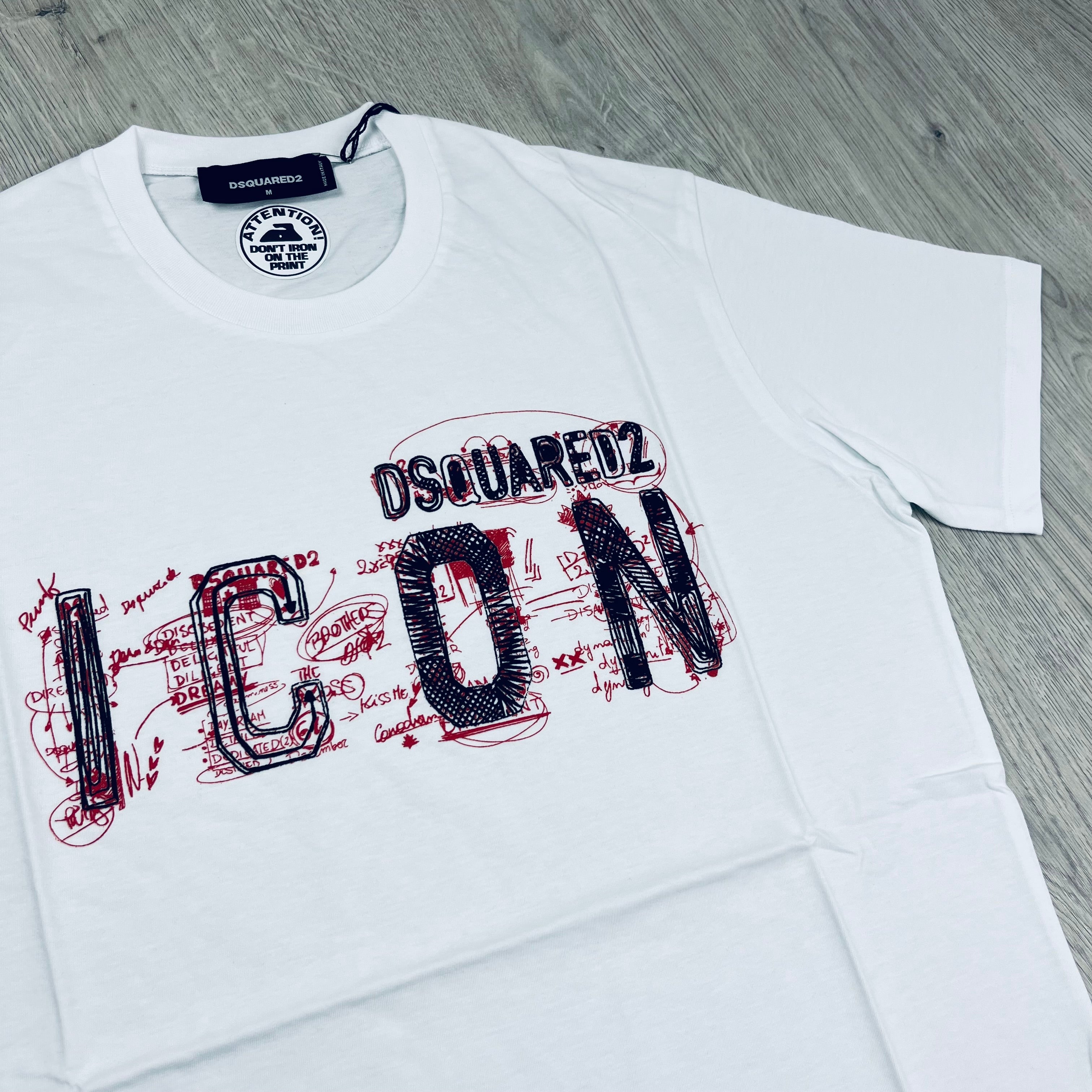 DSQUARED2 Icon Logo T-shirt | White | FARFETCH