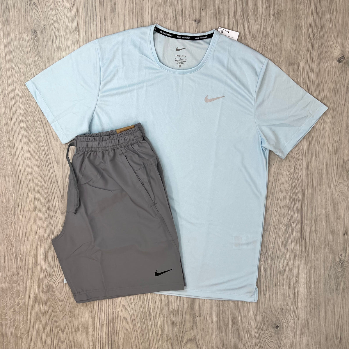 Nike 'Miler' Set - Blue/Grey