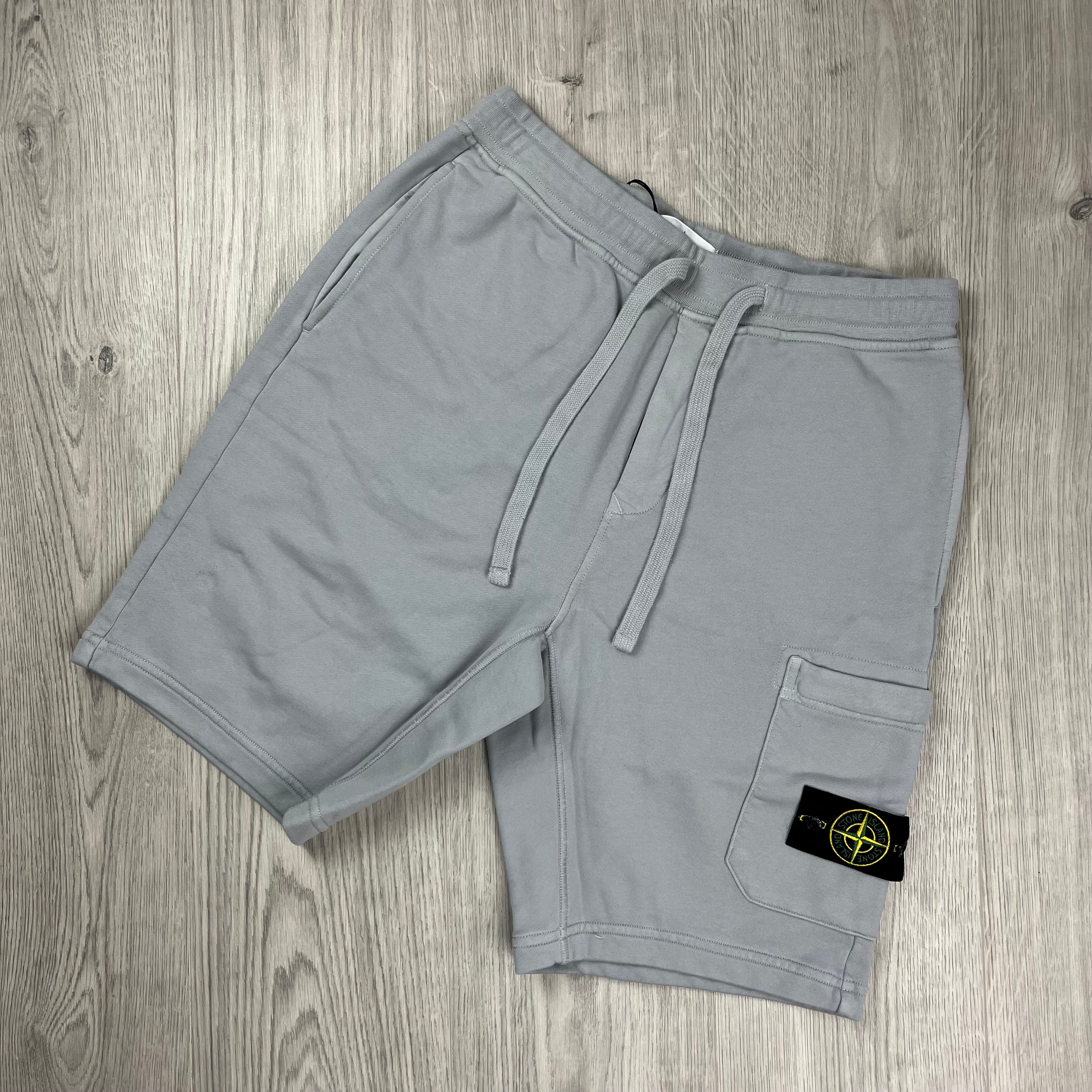 Stone Island Jersey Shorts - Pearl Grey