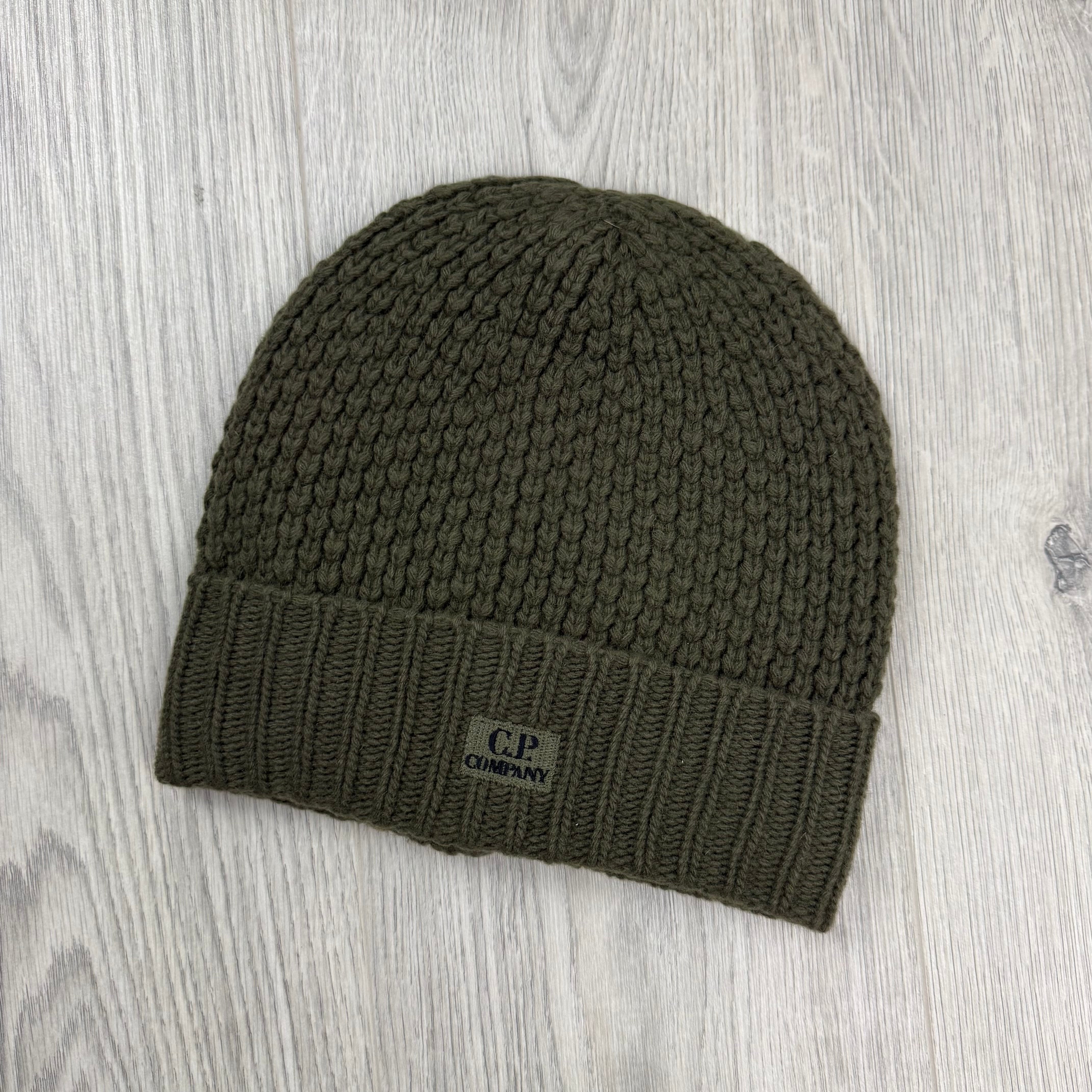 CP Company Patch Beanie - Ivy Green