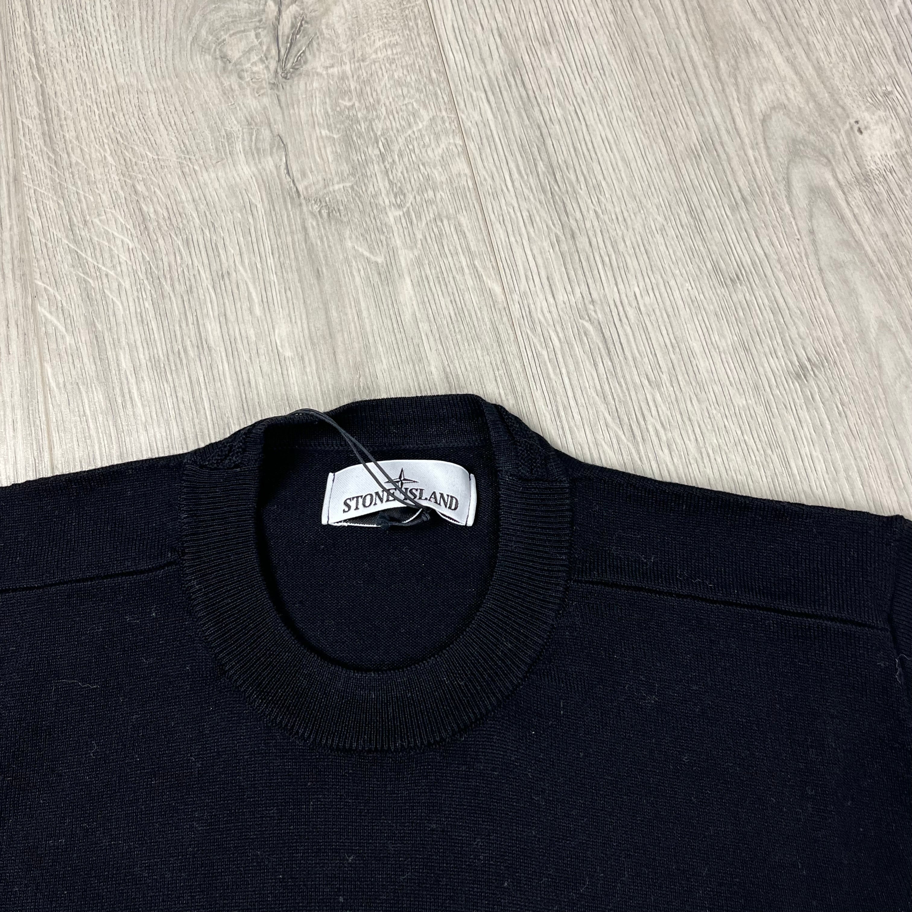 Stone Island Knit Sweatshirt - Black