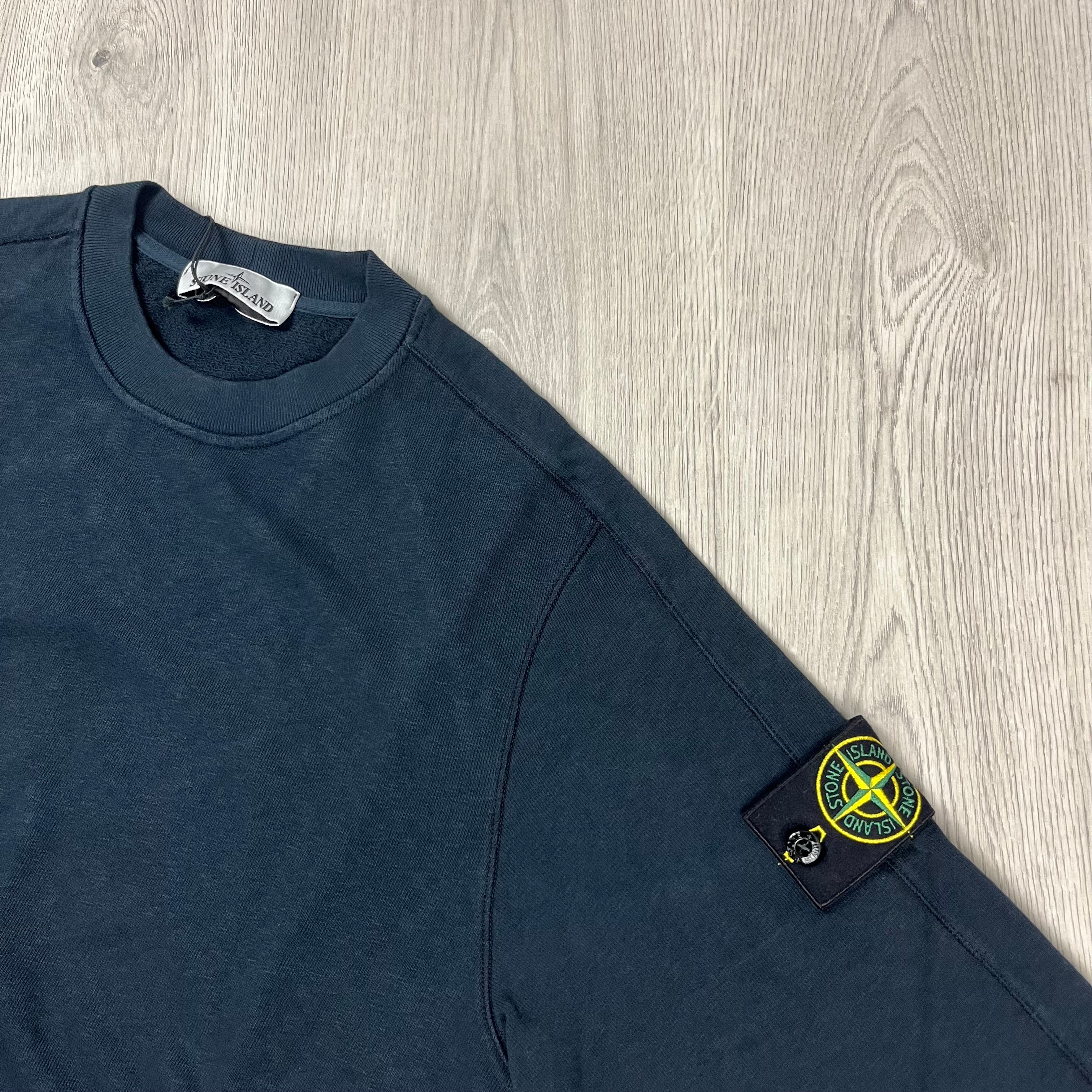 Stone Island Dyed Sweatshirt - Navy