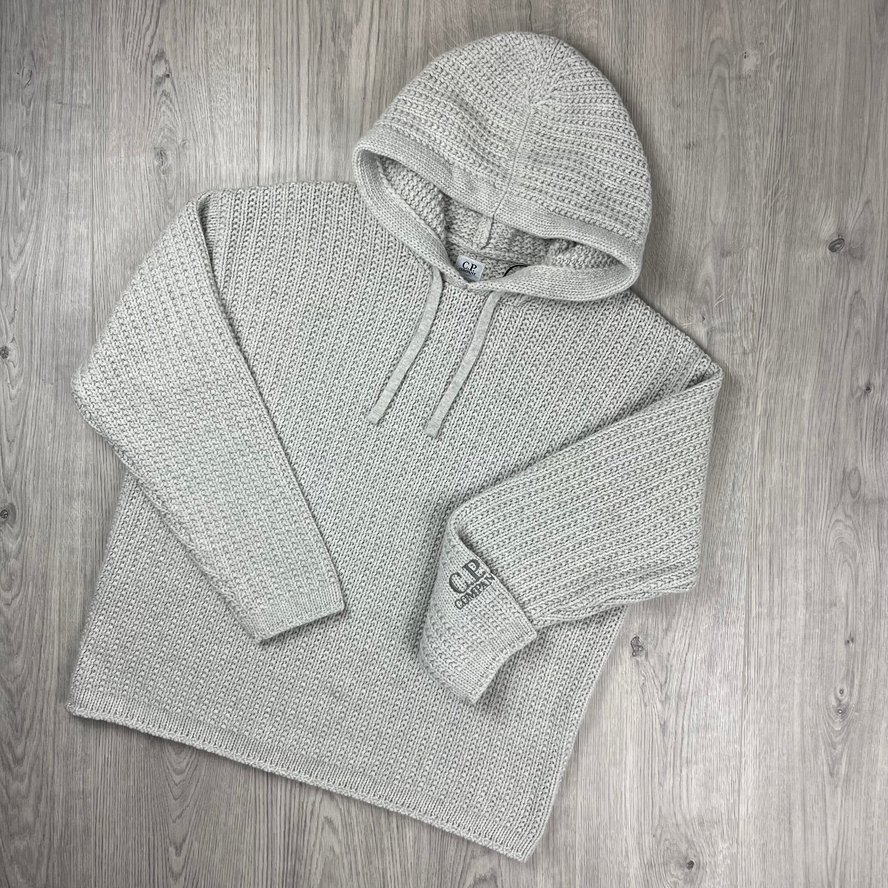 CP Company Knit Hoodie - Grey