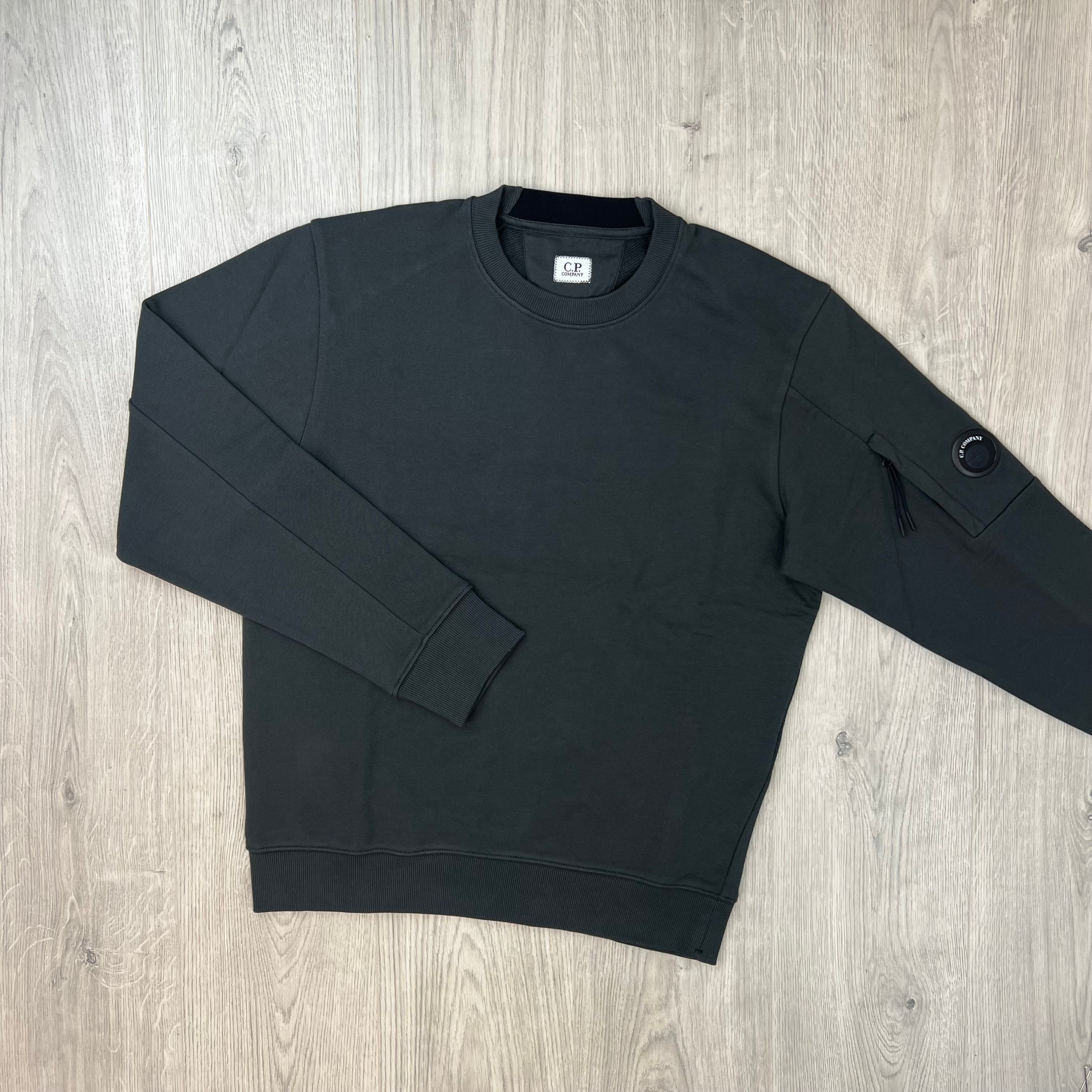 CP Company Raised Fleece Sweatshirt - Raven