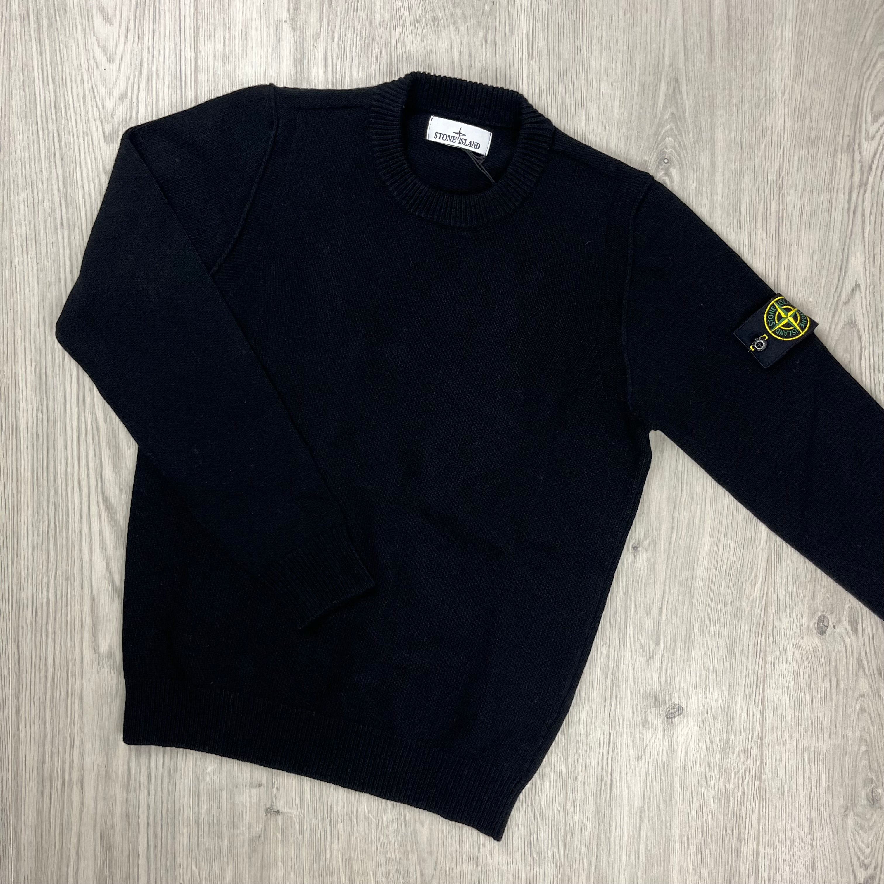 Stone Island Knit Sweatshirt - Black