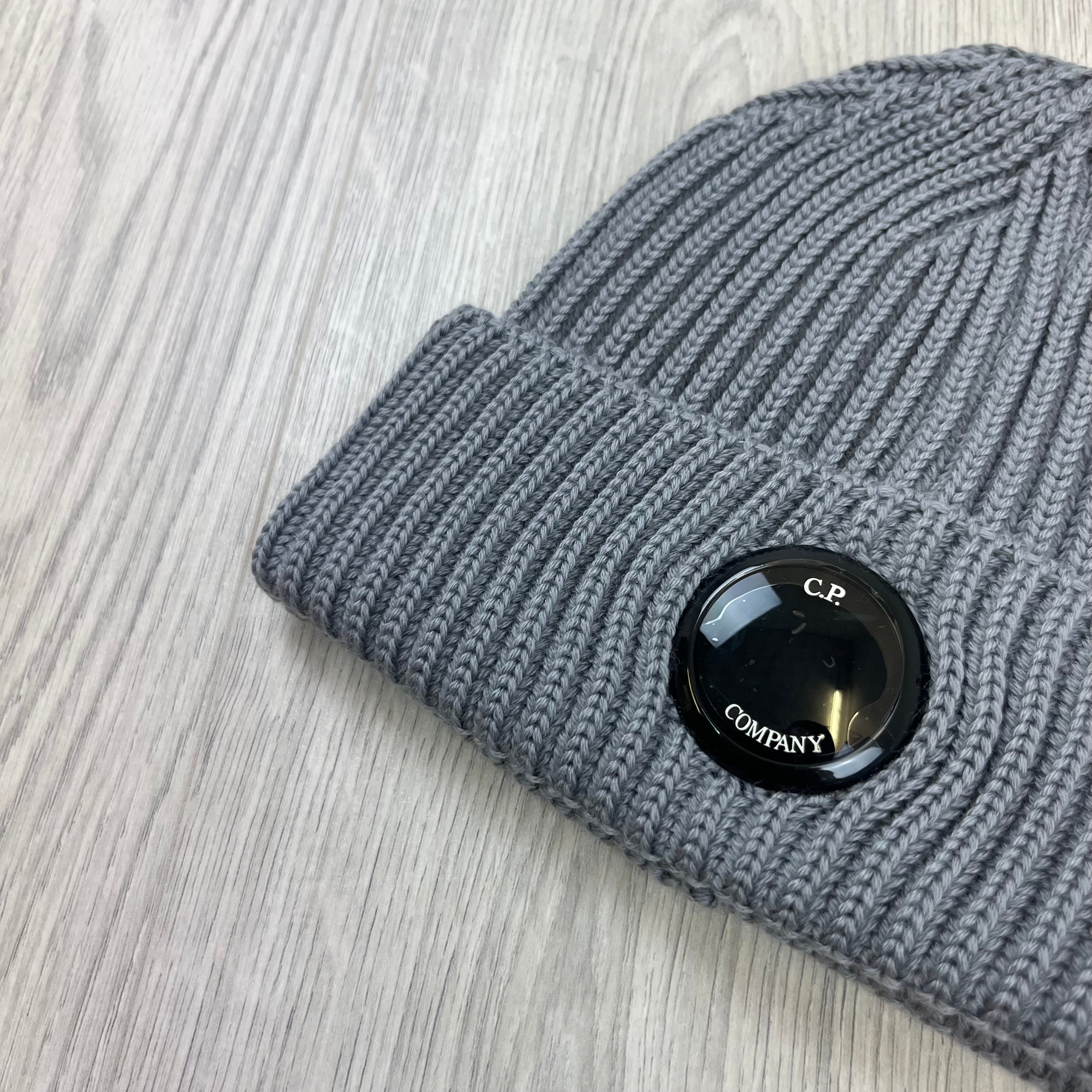 CP Company Goggle Beanie - Grey