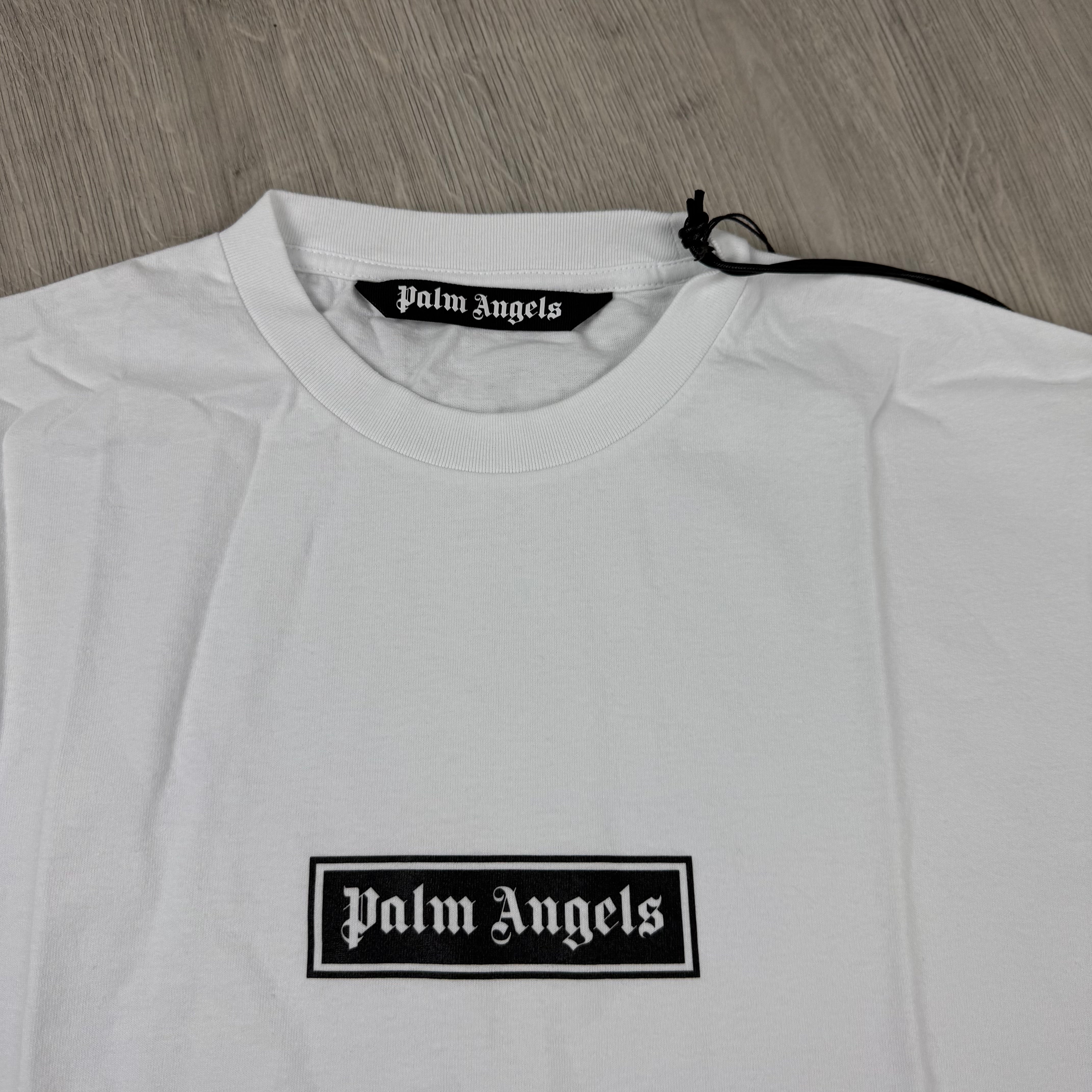 Palm Angels Box Logo T-Shirt - White