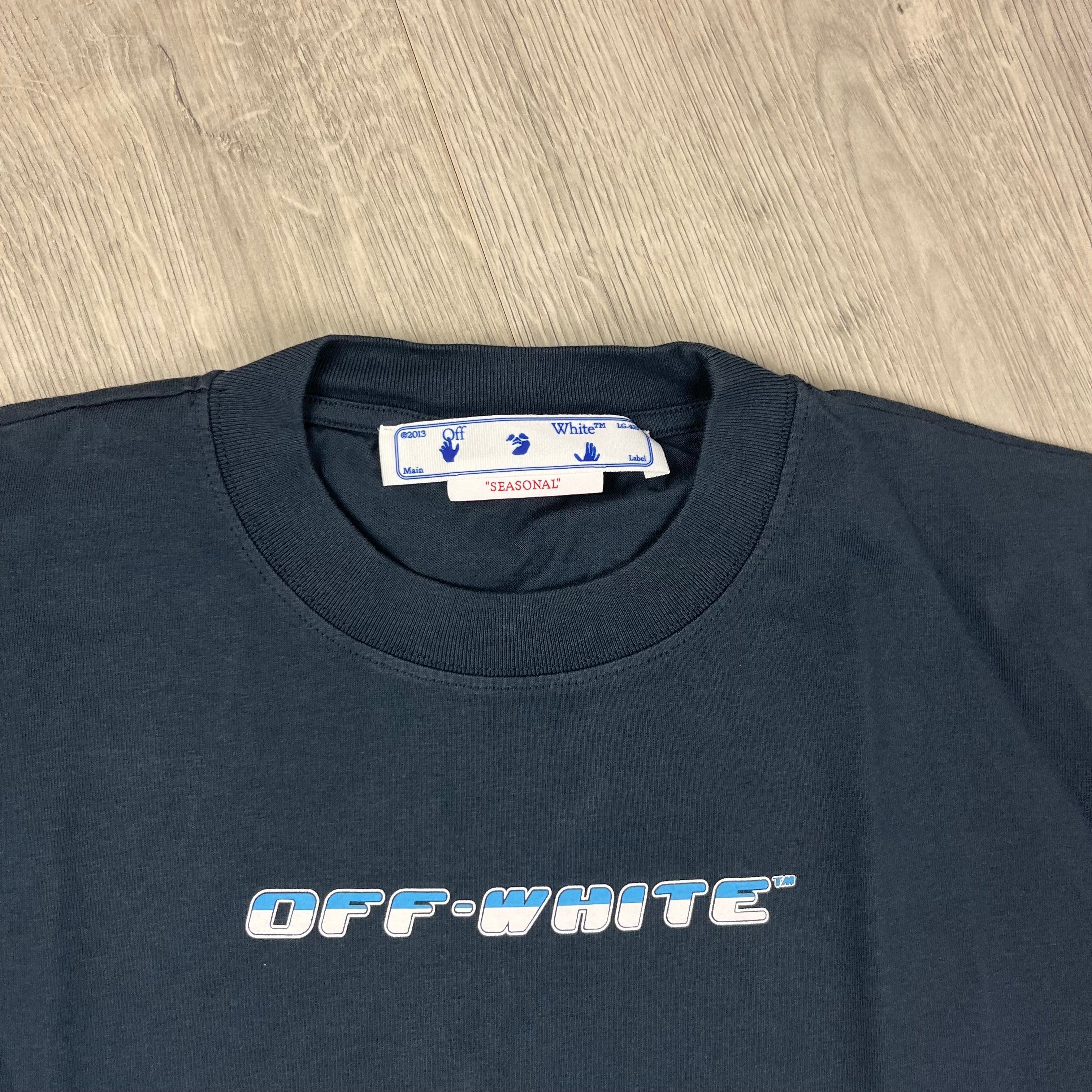 Off-White Oversized T-Shirt - Navy