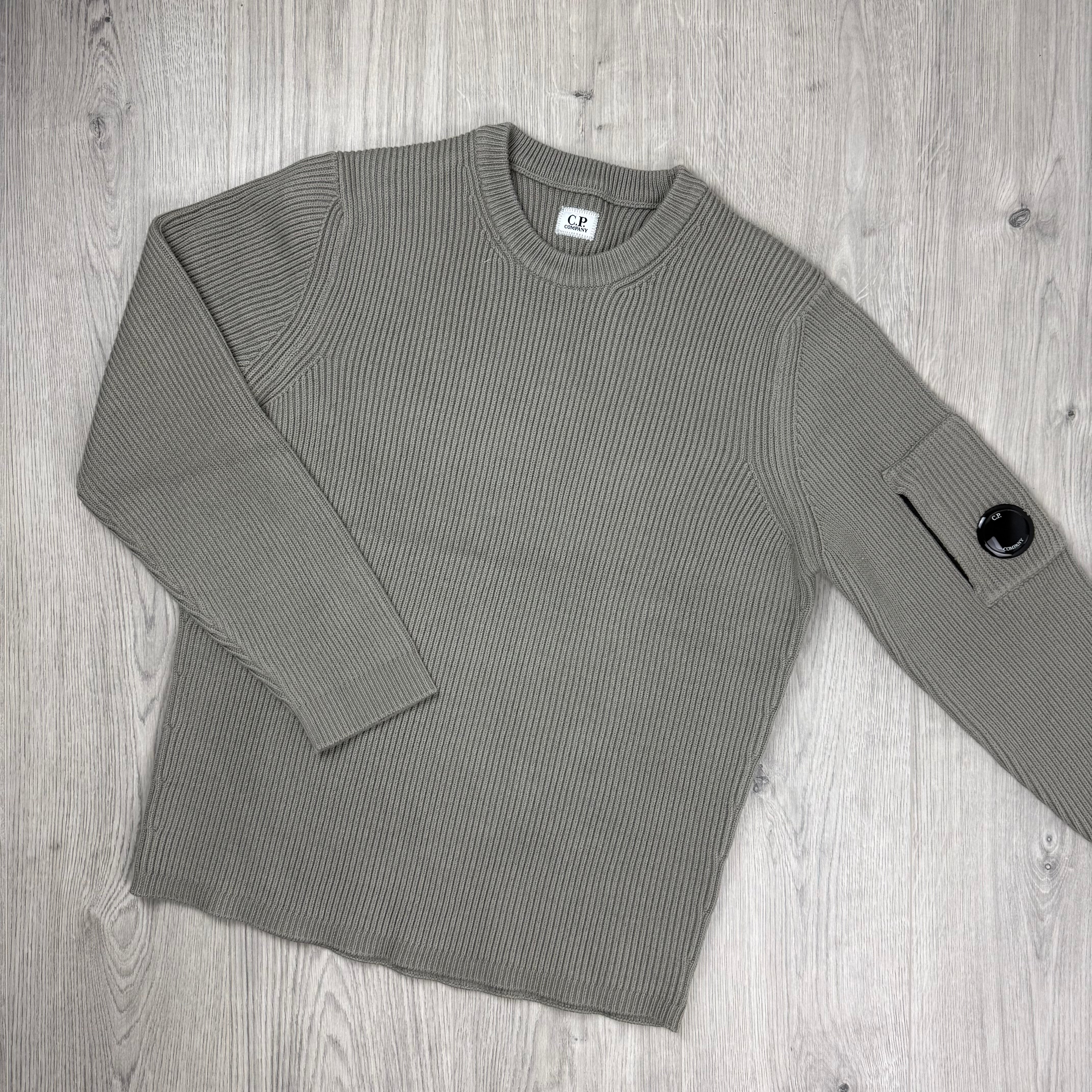 CP Company Knit Sweatshirt - Vintage Khaki