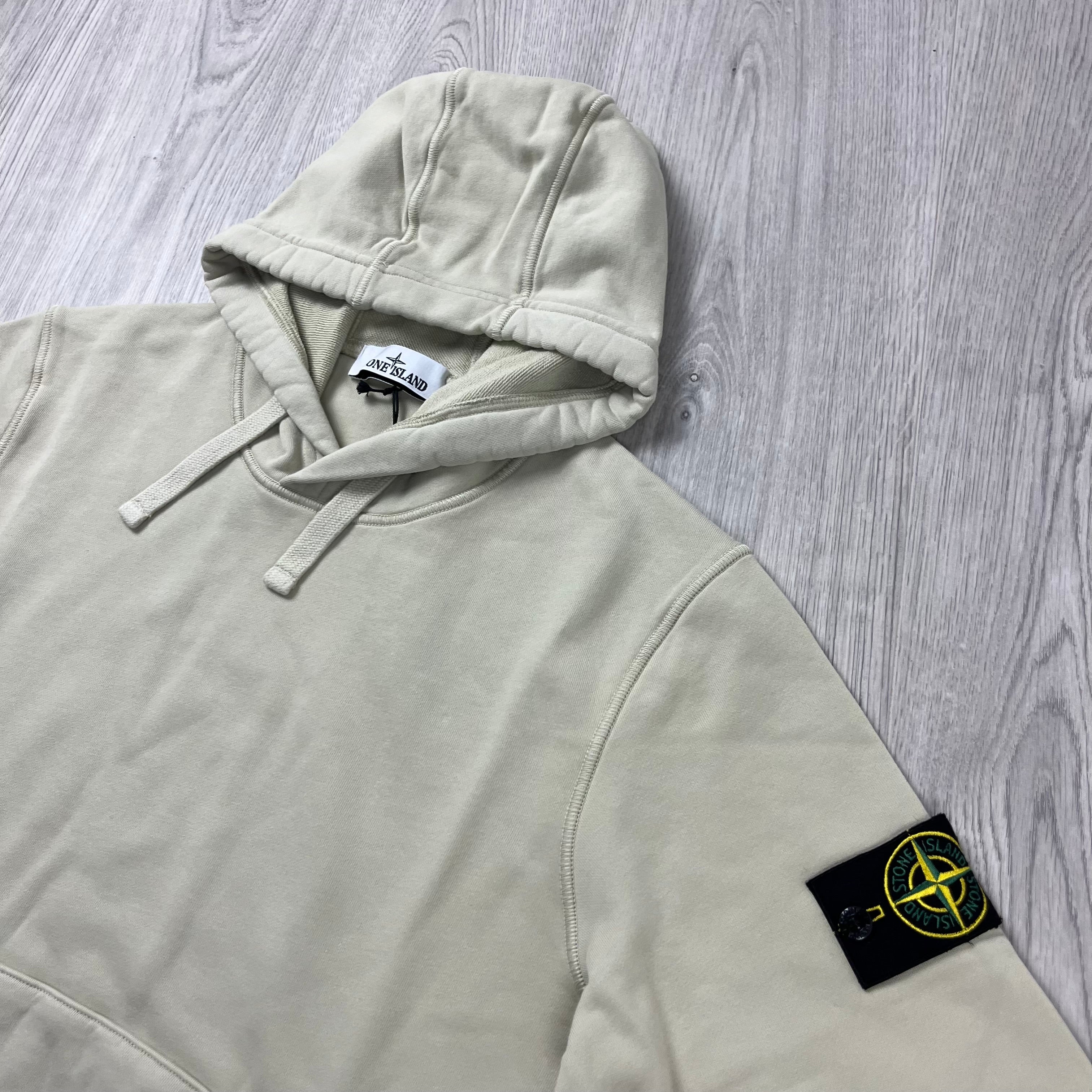 Stone Island Dyed Hoodie - Plaster