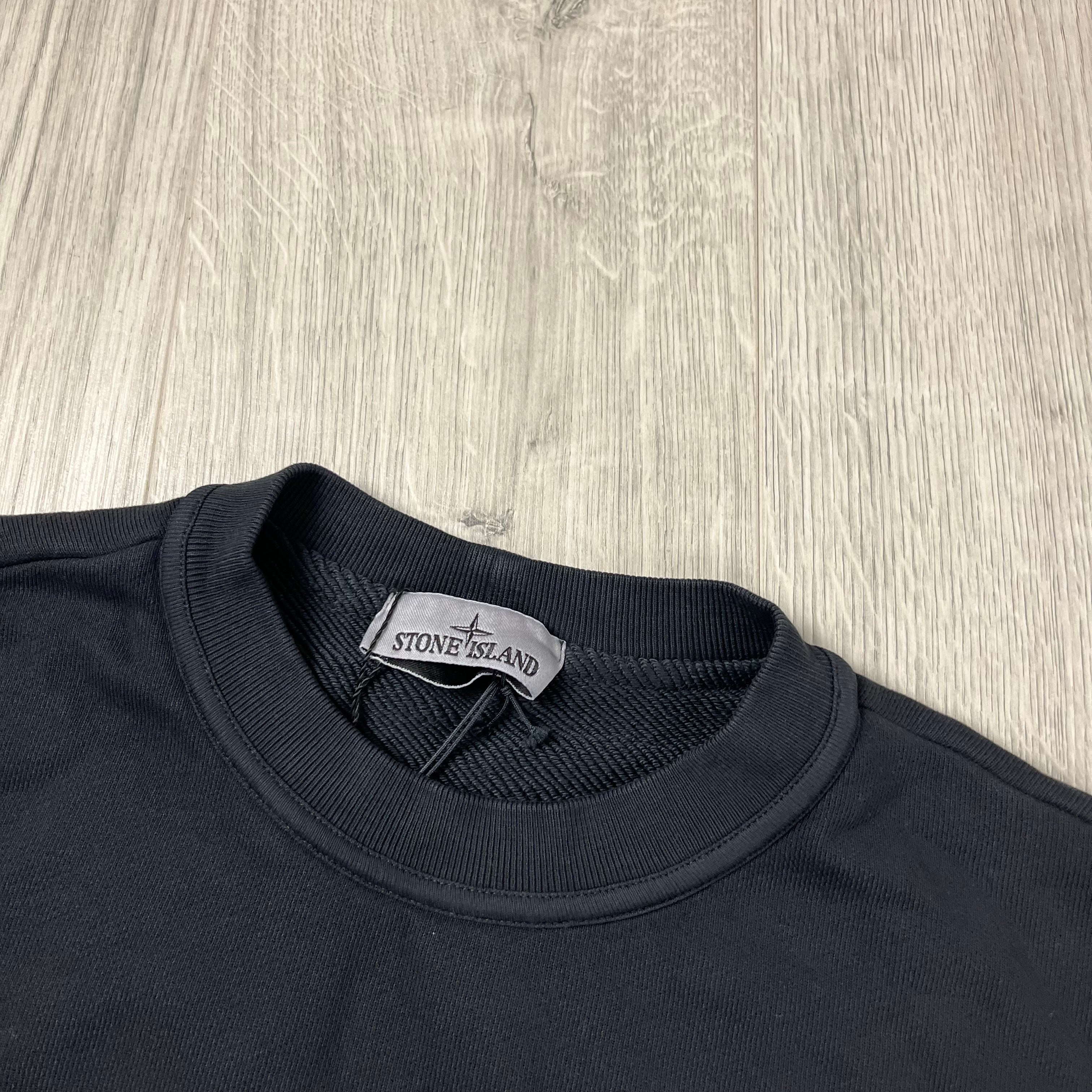 Stone Island Dyed Sweatshirt - Black