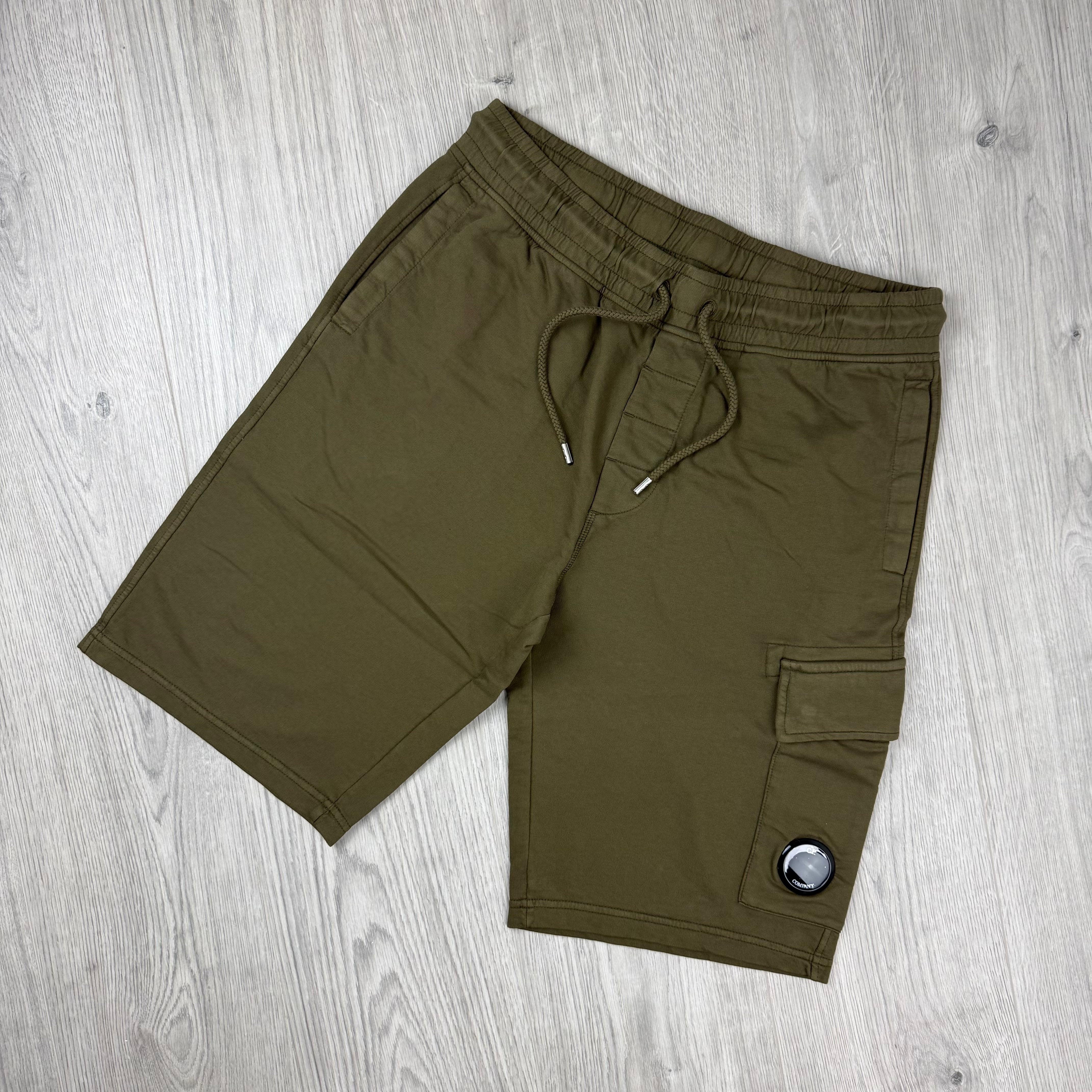 CP Company Jersey Shorts - Ivy Green