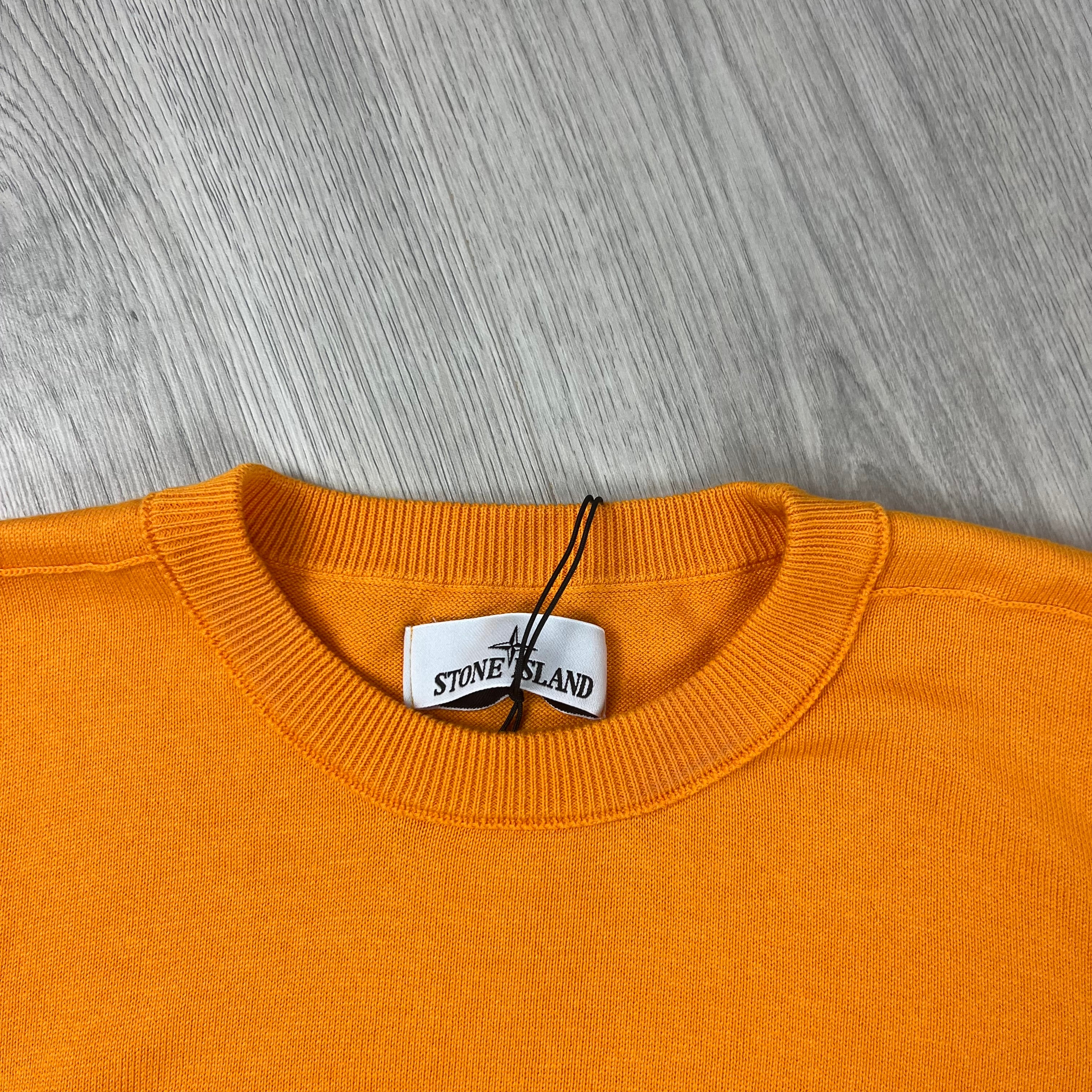 Stone Island Knit Sweatshirt - Orange