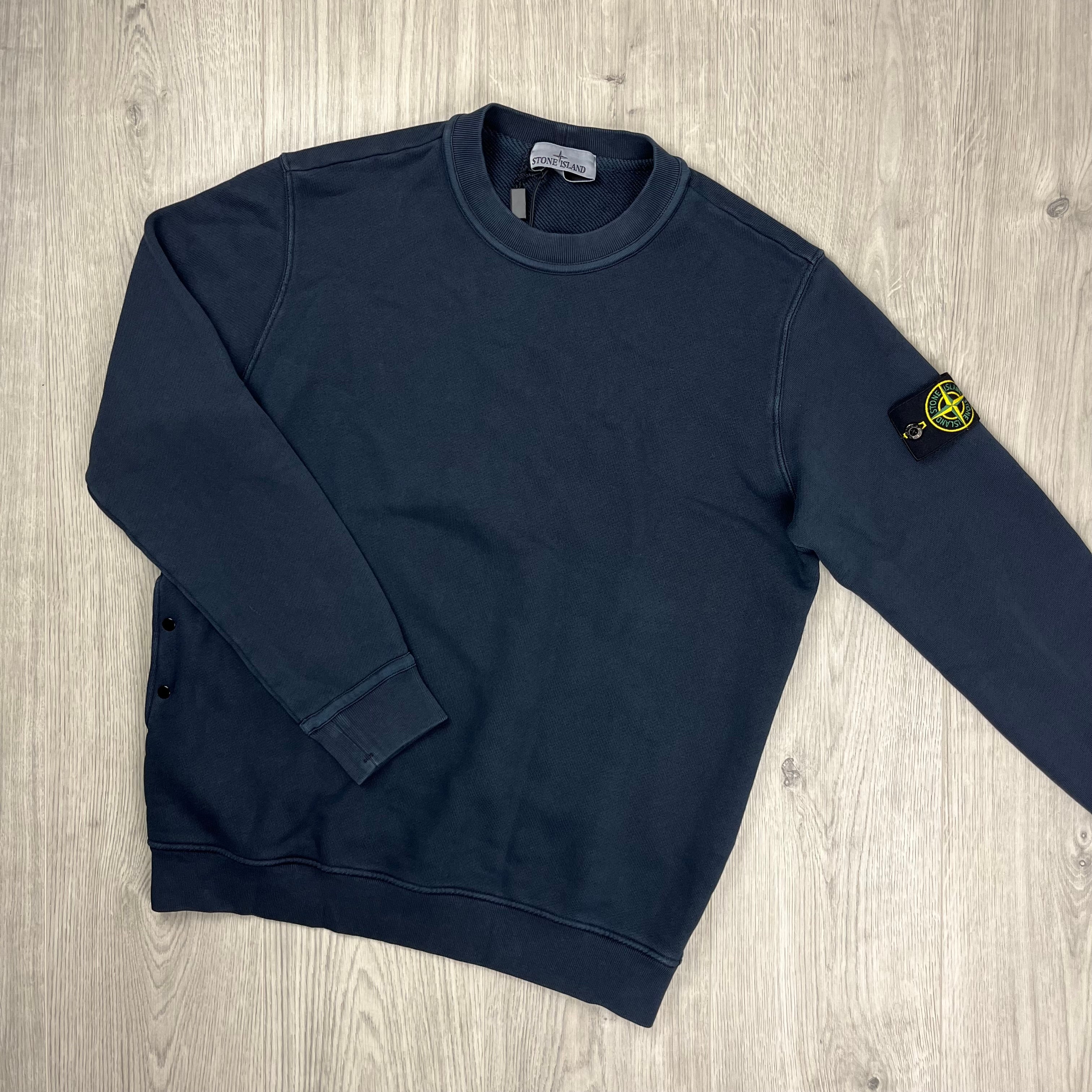 Stone Island Dyed Sweatshirt - Navy