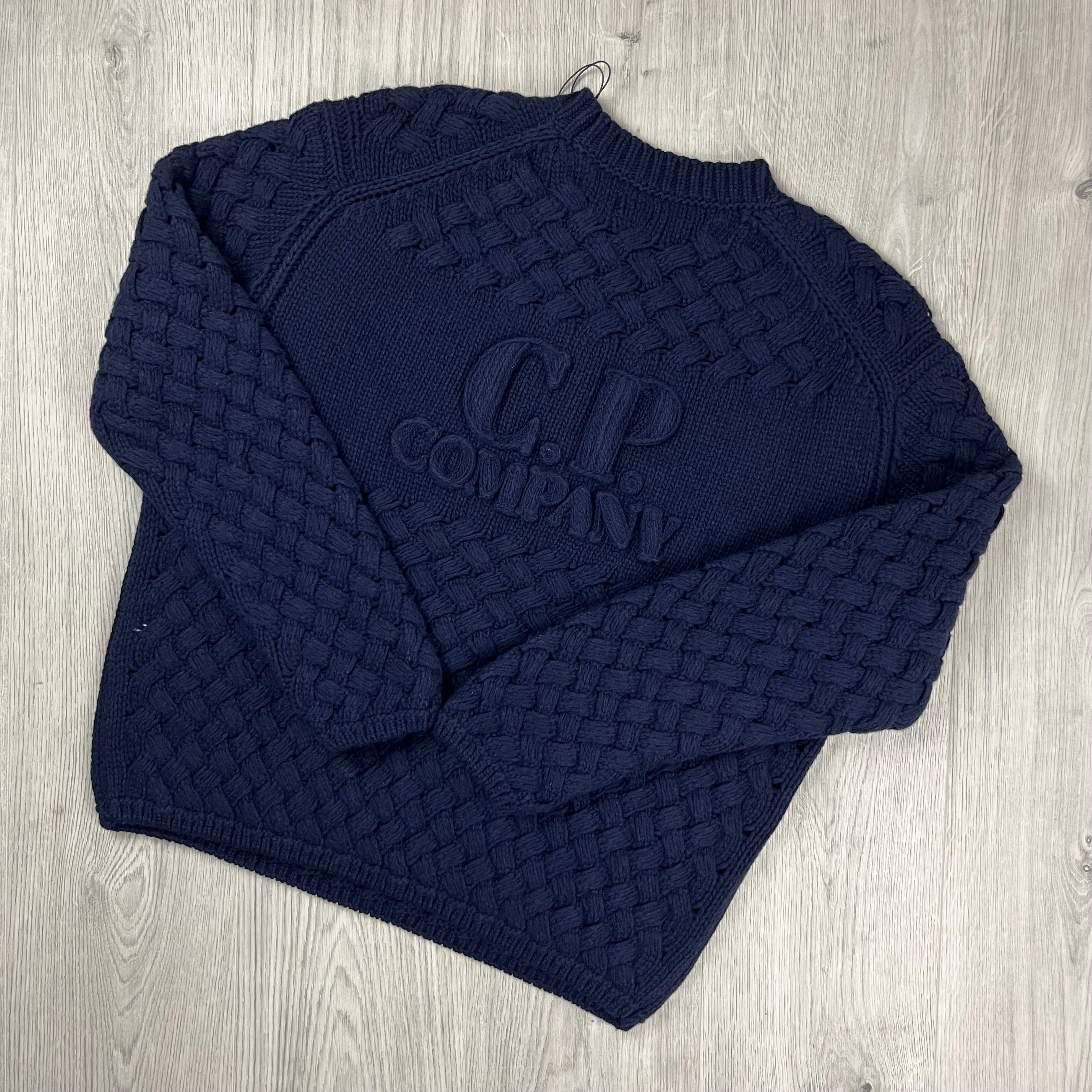 CP Company Knit Sweatshirt - Navy