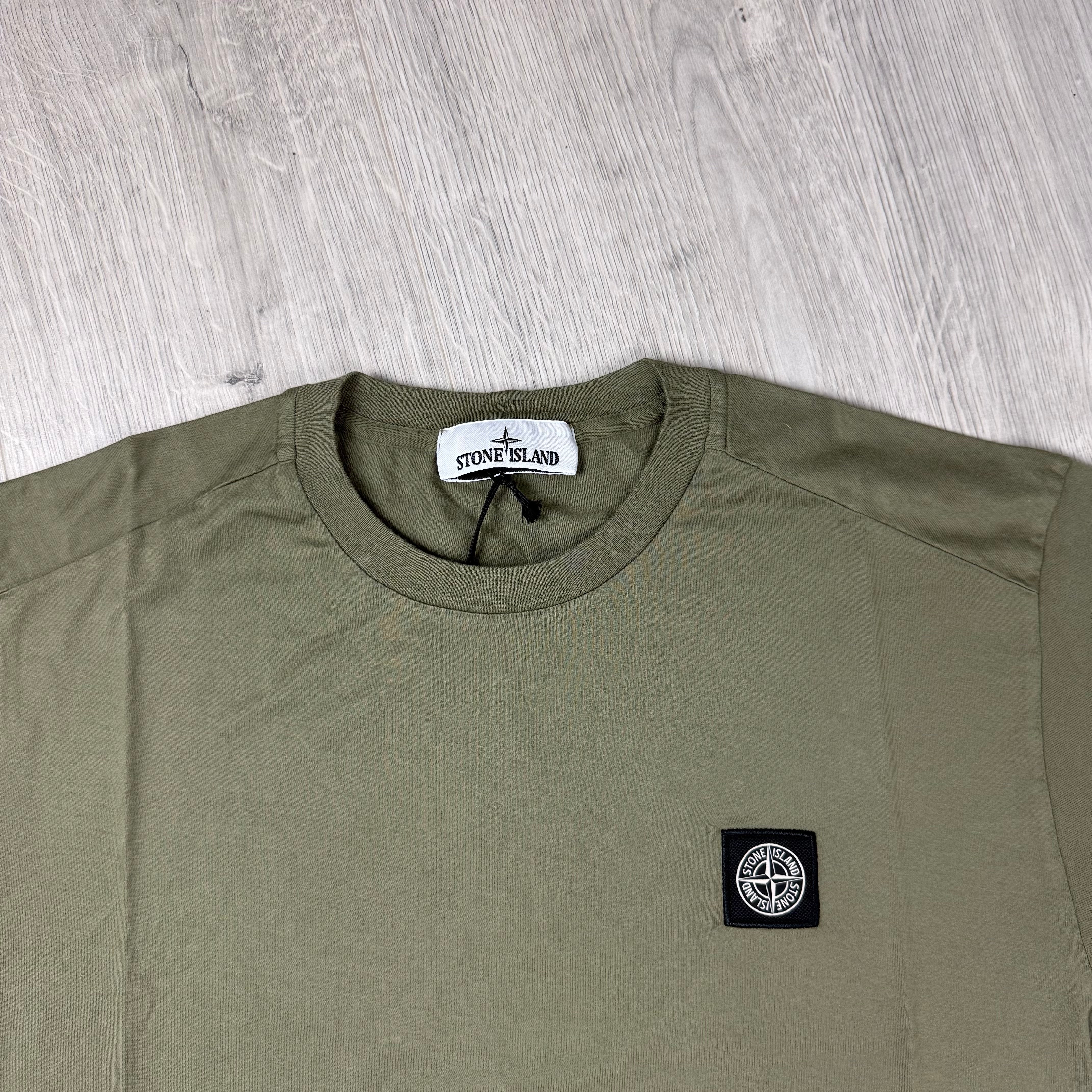 Stone Island Patch T-Shirt - Military