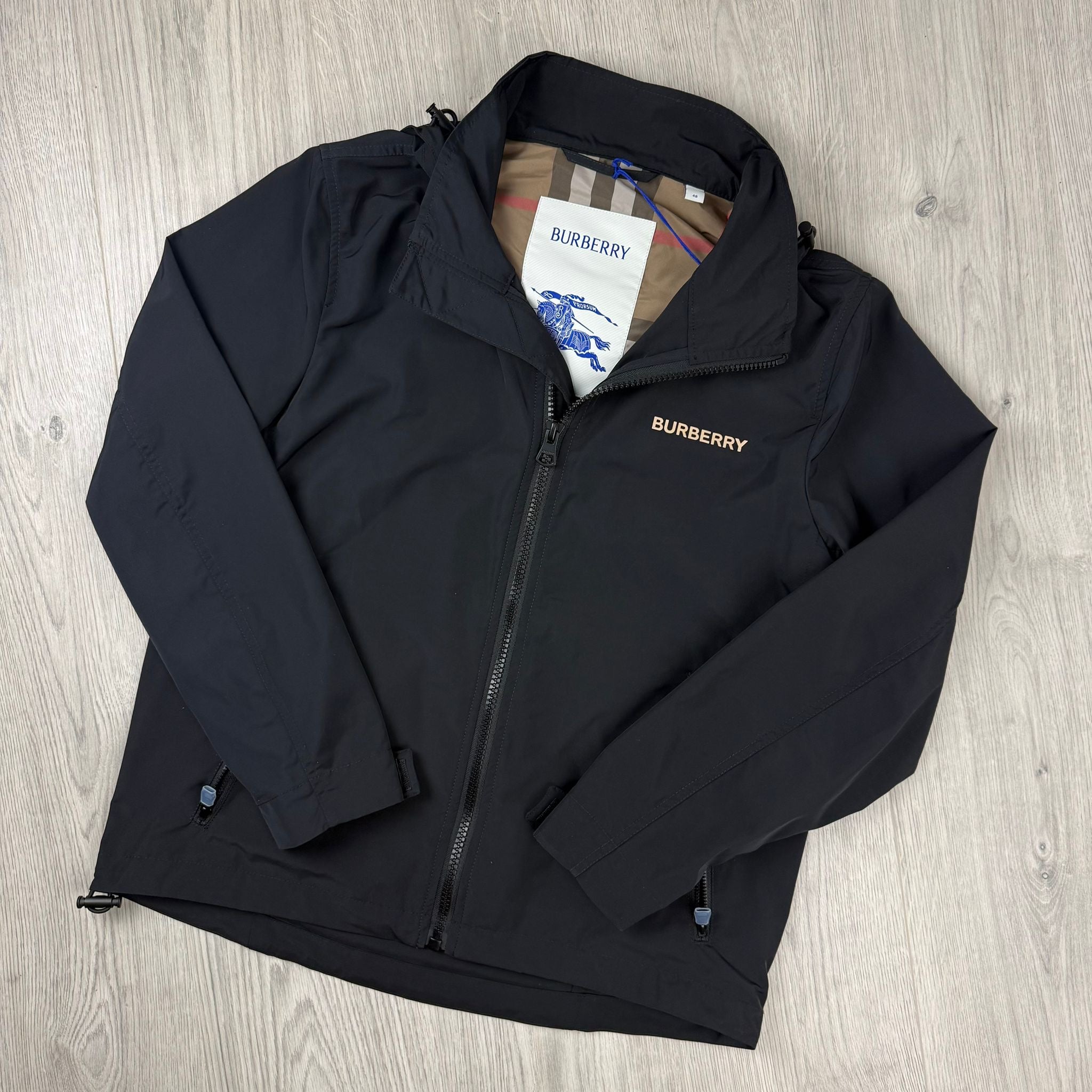 Burberry | Men's 'Hargrave' Jacket | Black | Outlet Sale