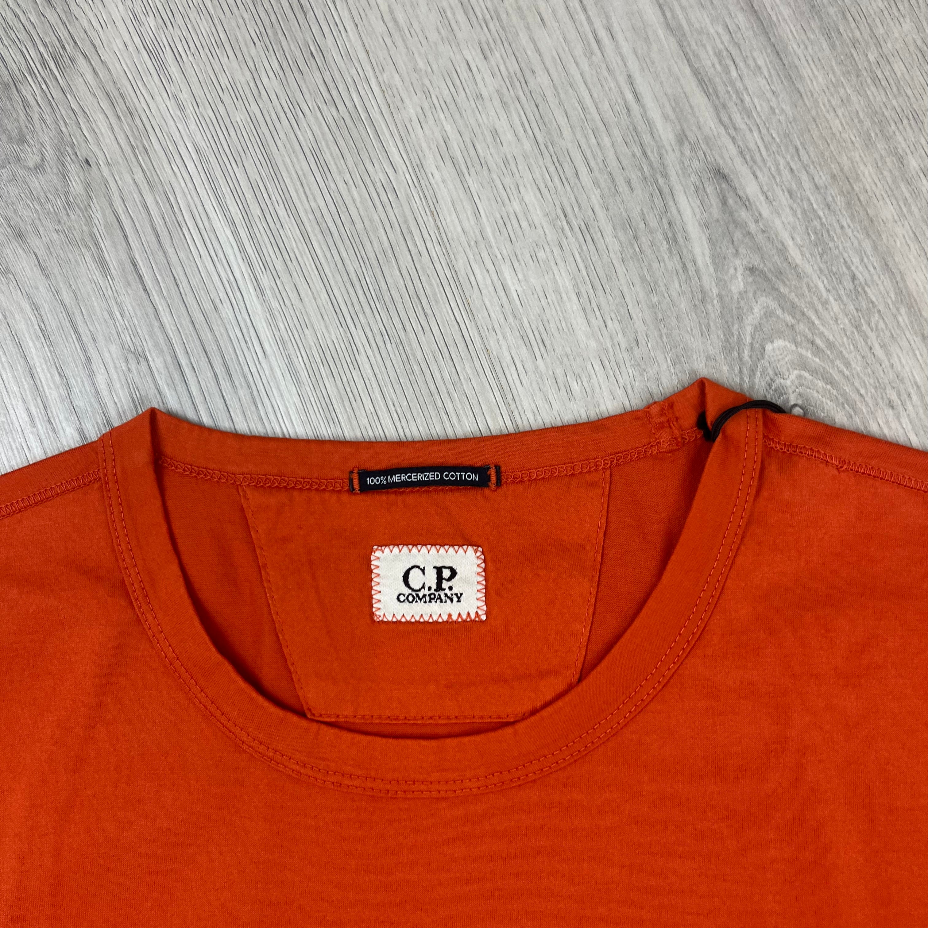 CP Company Patch T-shirt - Pumpkin