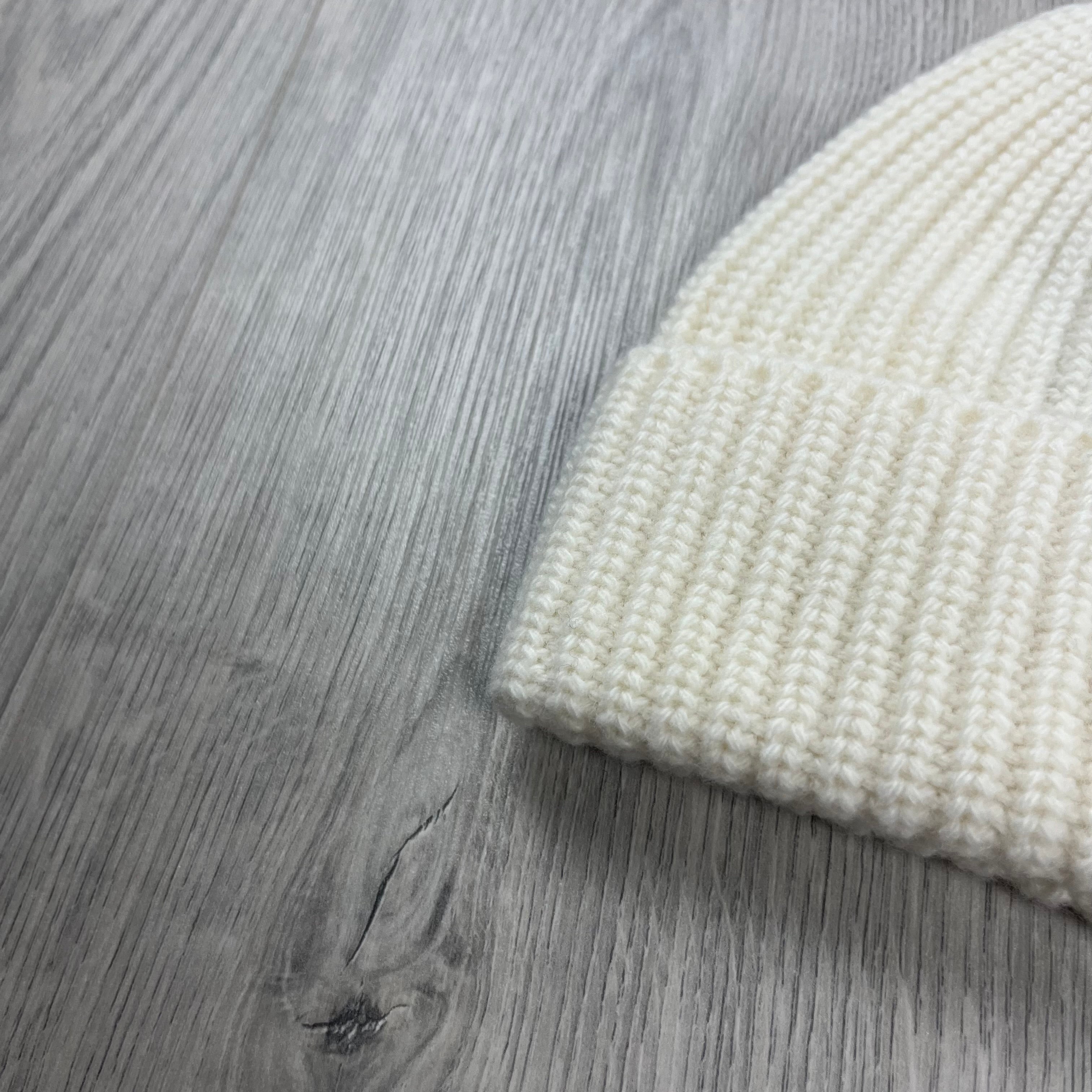 Stone Island Beanie - White