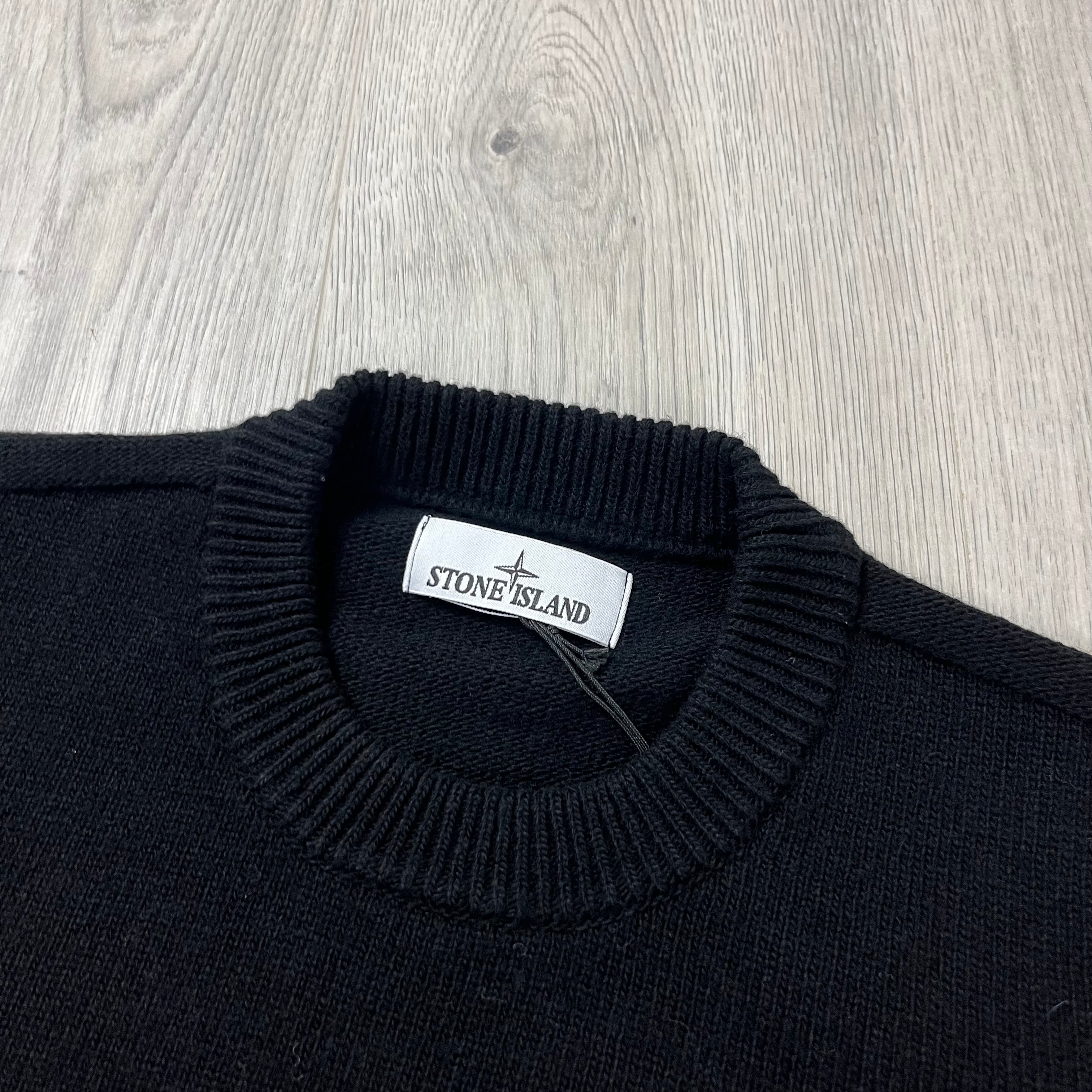 Stone Island Knit Sweatshirt - Black