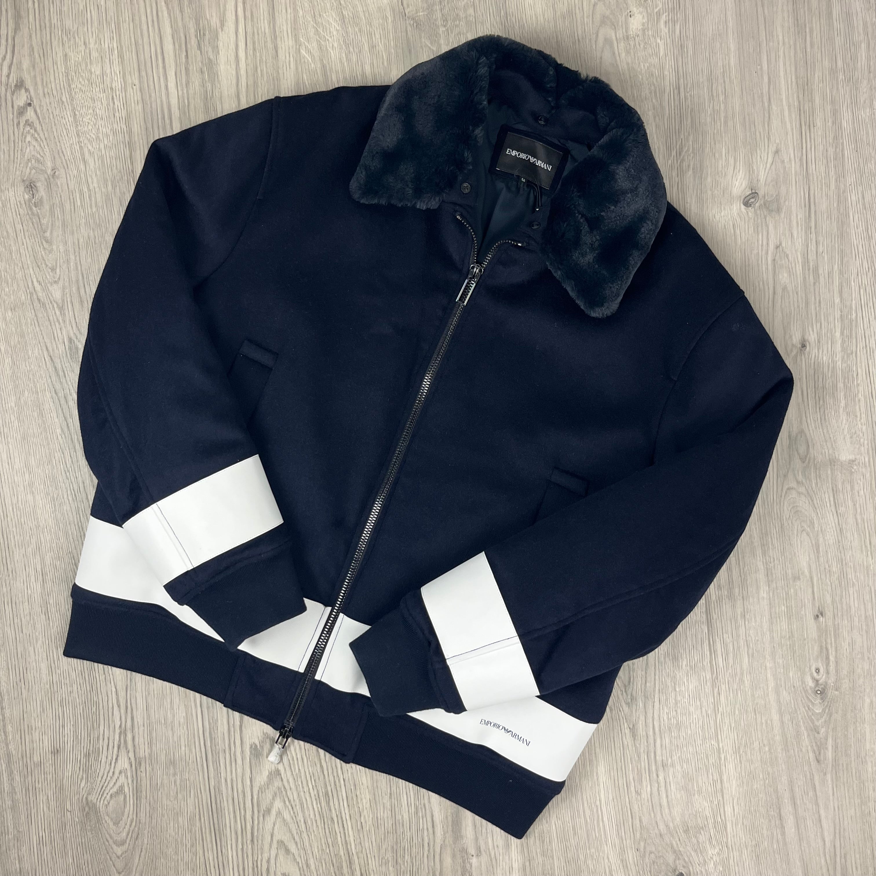 Emporio Armani Aviator Jacket - Navy