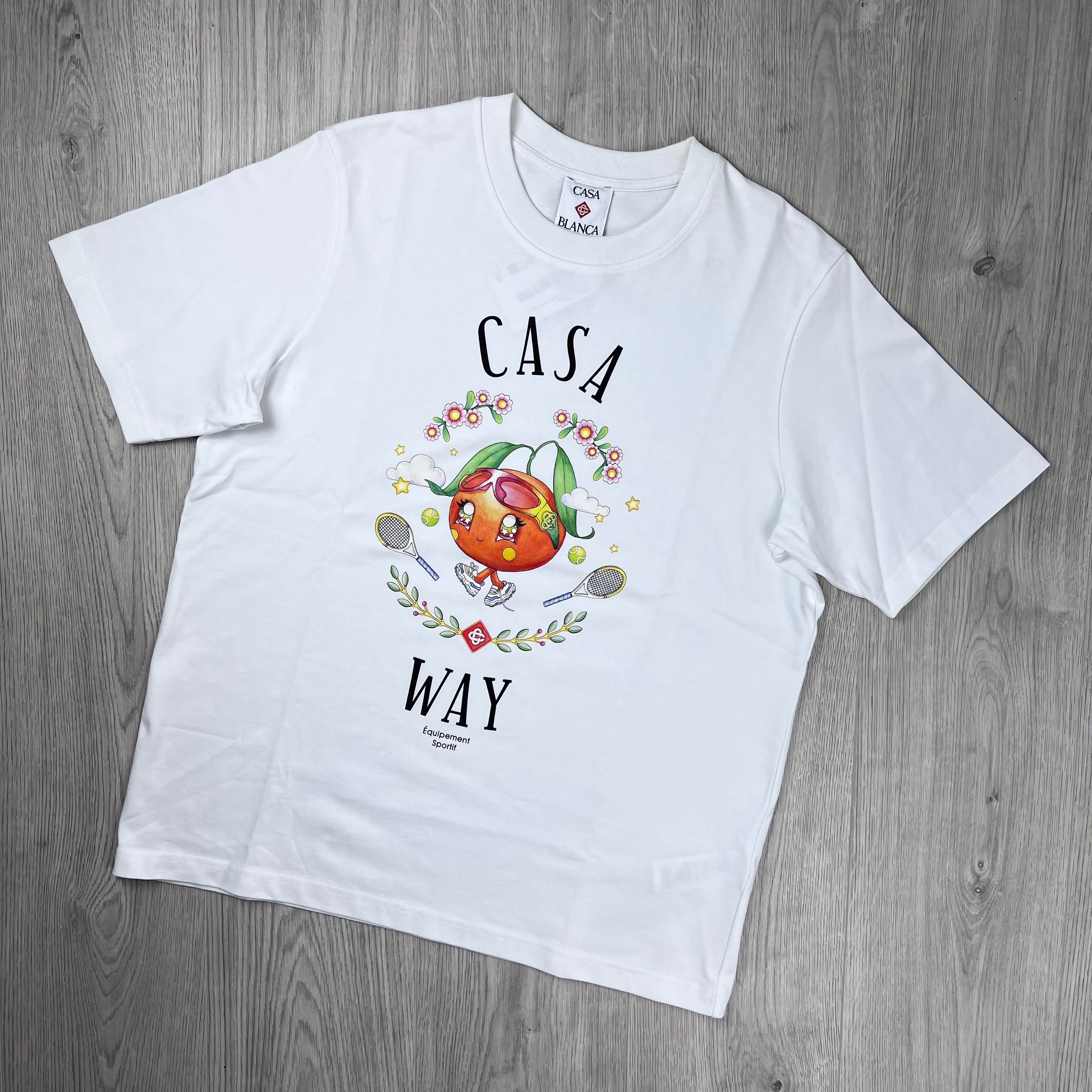 Casablanca 'Casa Way Mascot' T-Shirt - White