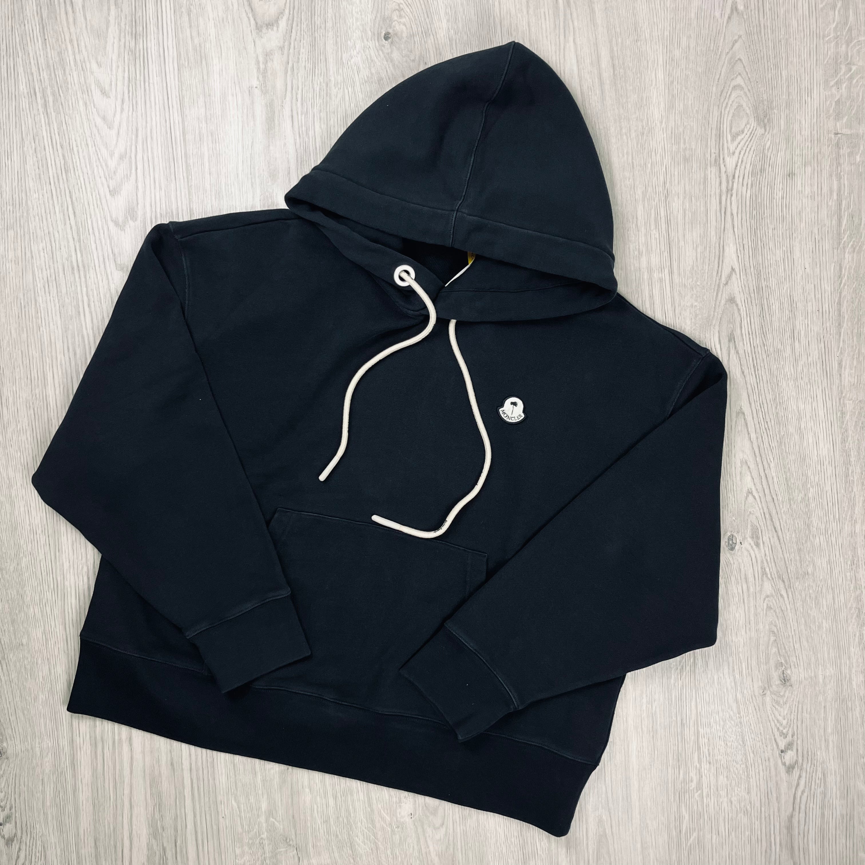 Moncler x Palm Angels Oversized Hoodie Black