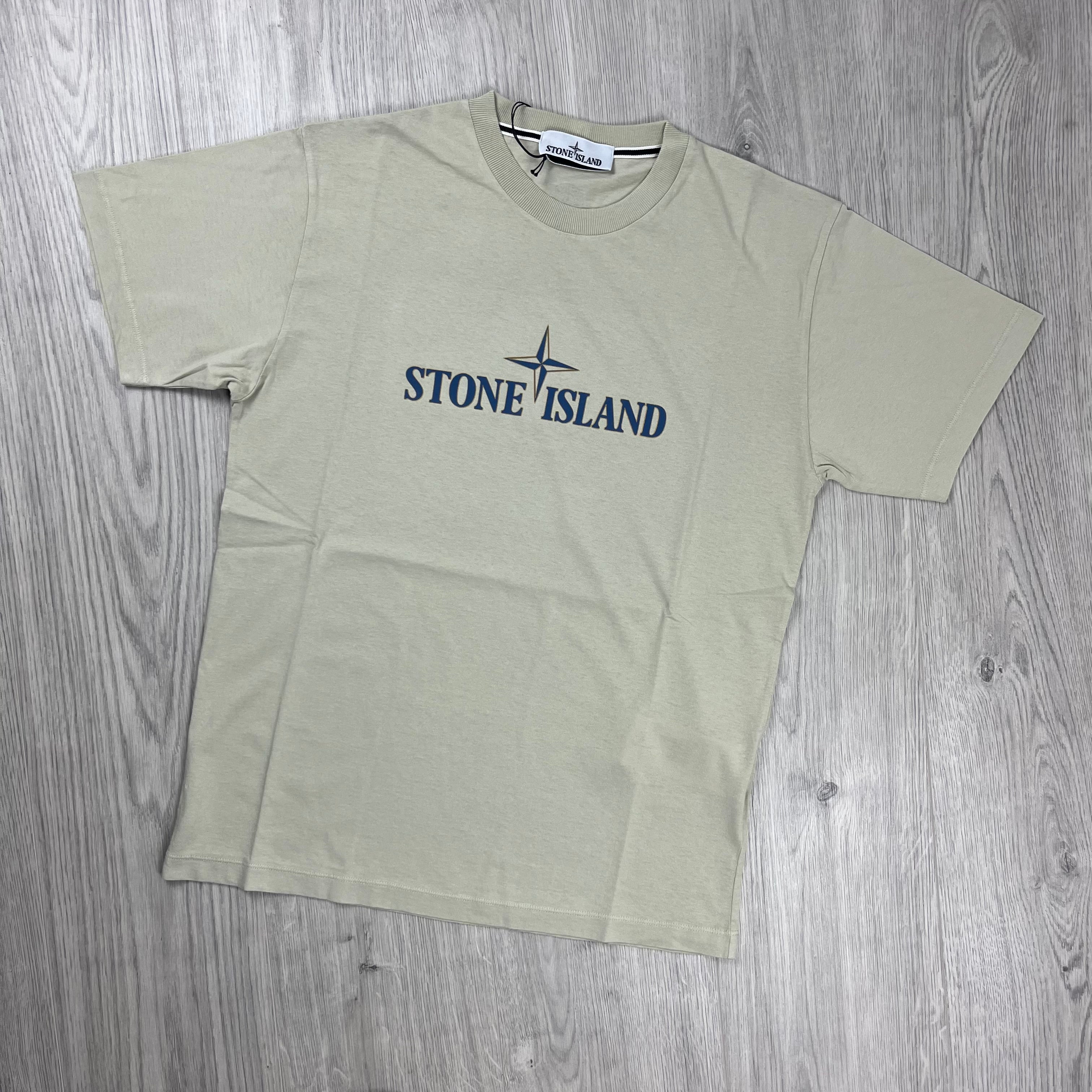 Stone Island Printed T-Shirt - Plaster