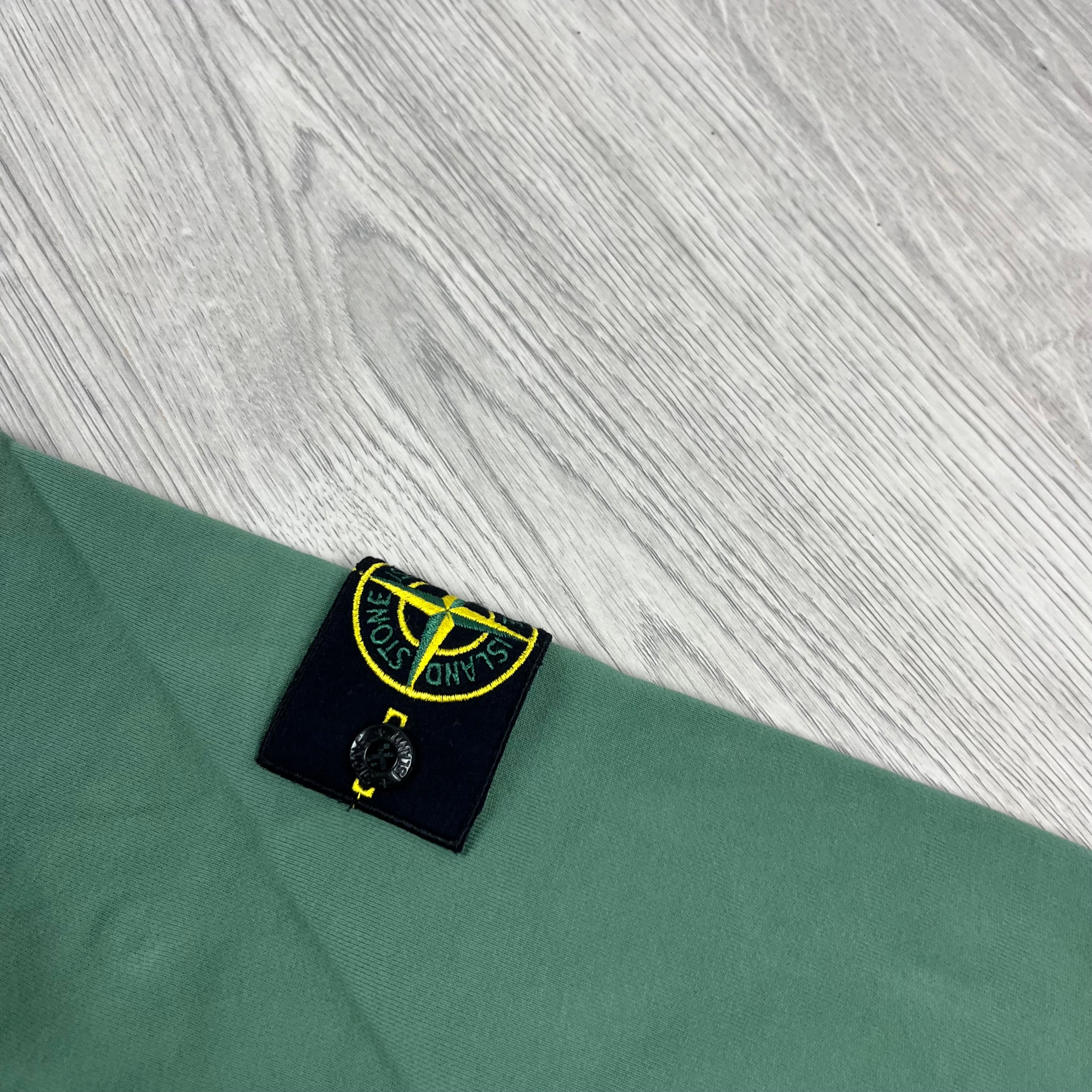 Stone Island Dyed Hoodie - Sage Green