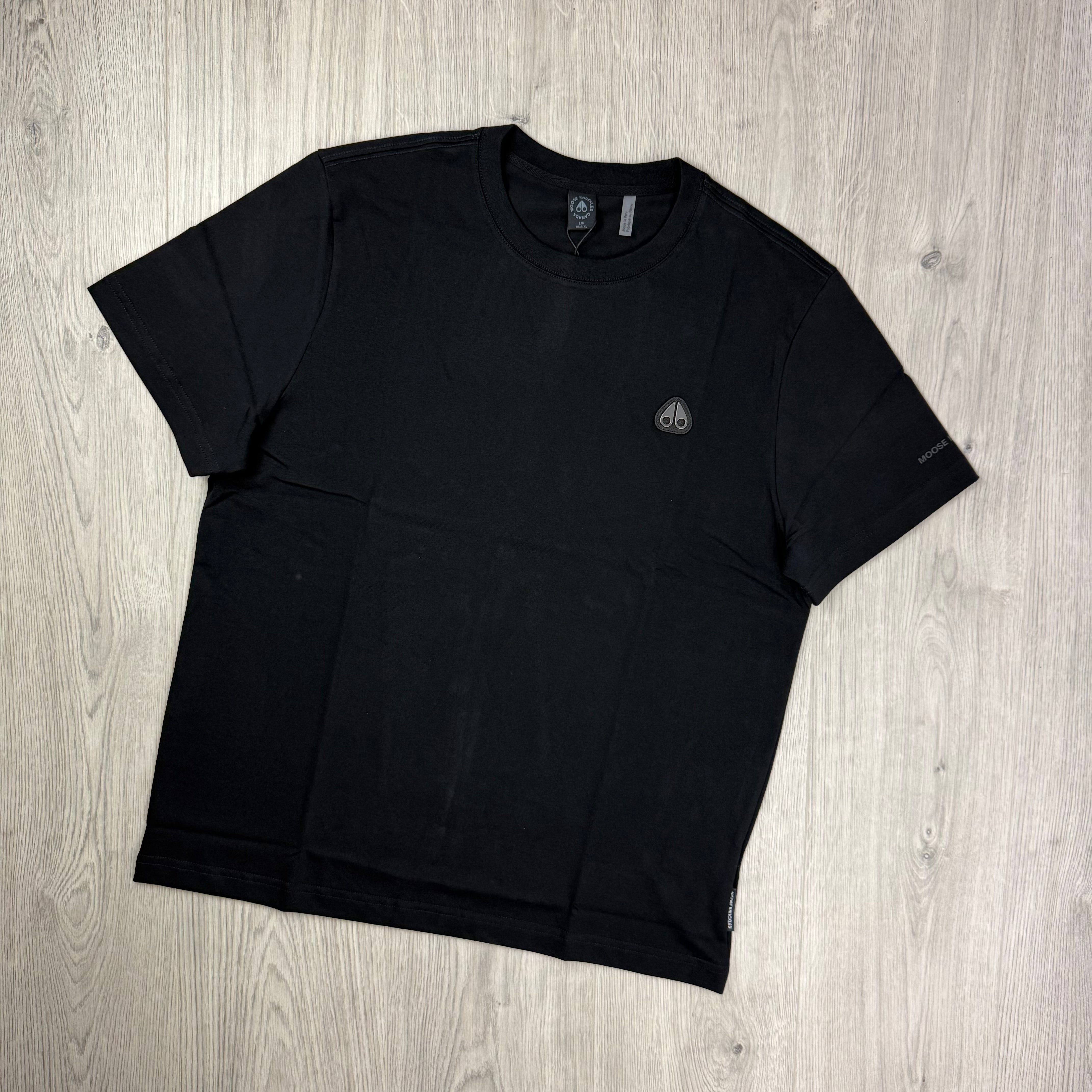 Moose Knuckles 'Crescent' T-Shirt - Black
