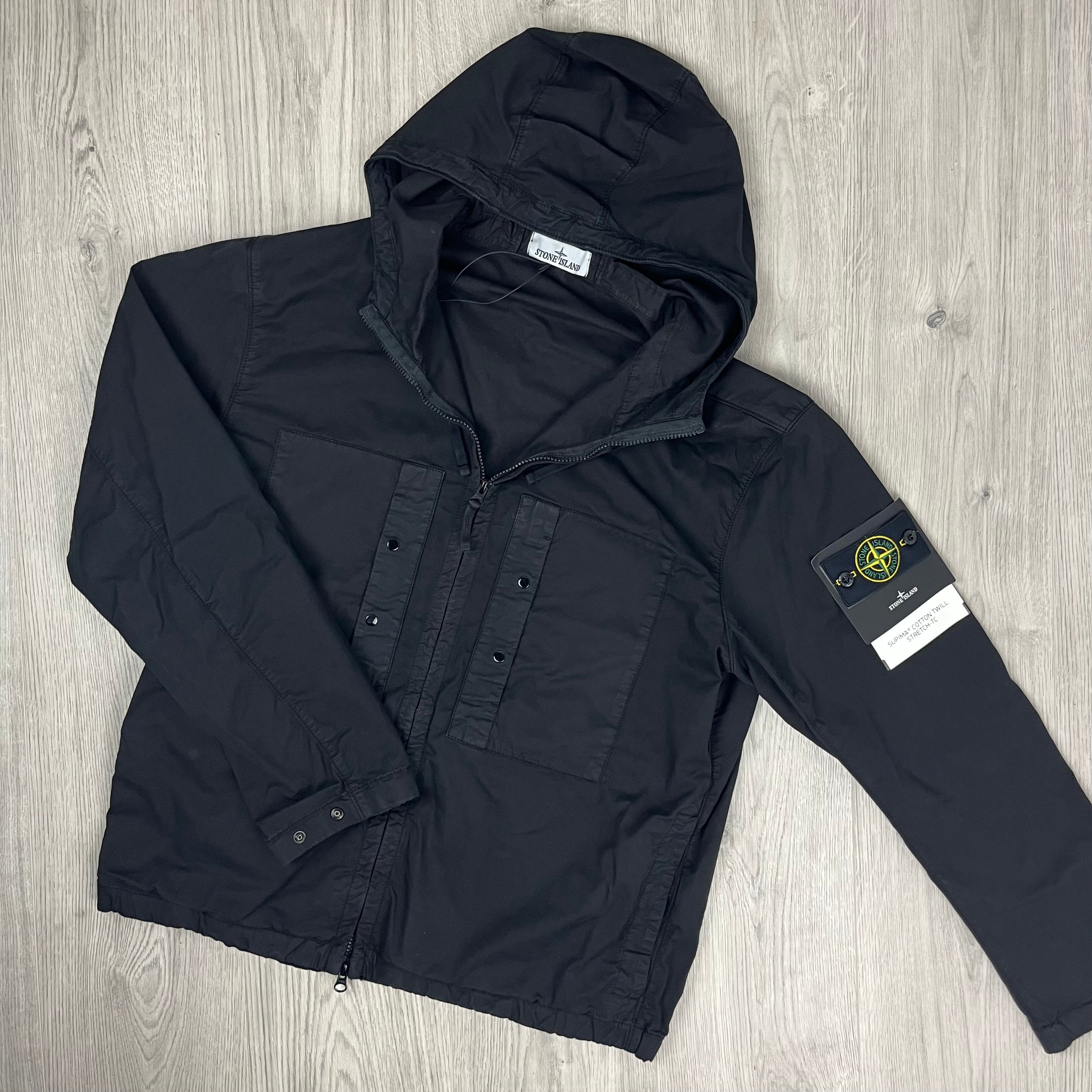 Stone Island | Men's Supima Jacket | Black | Outlet Sale