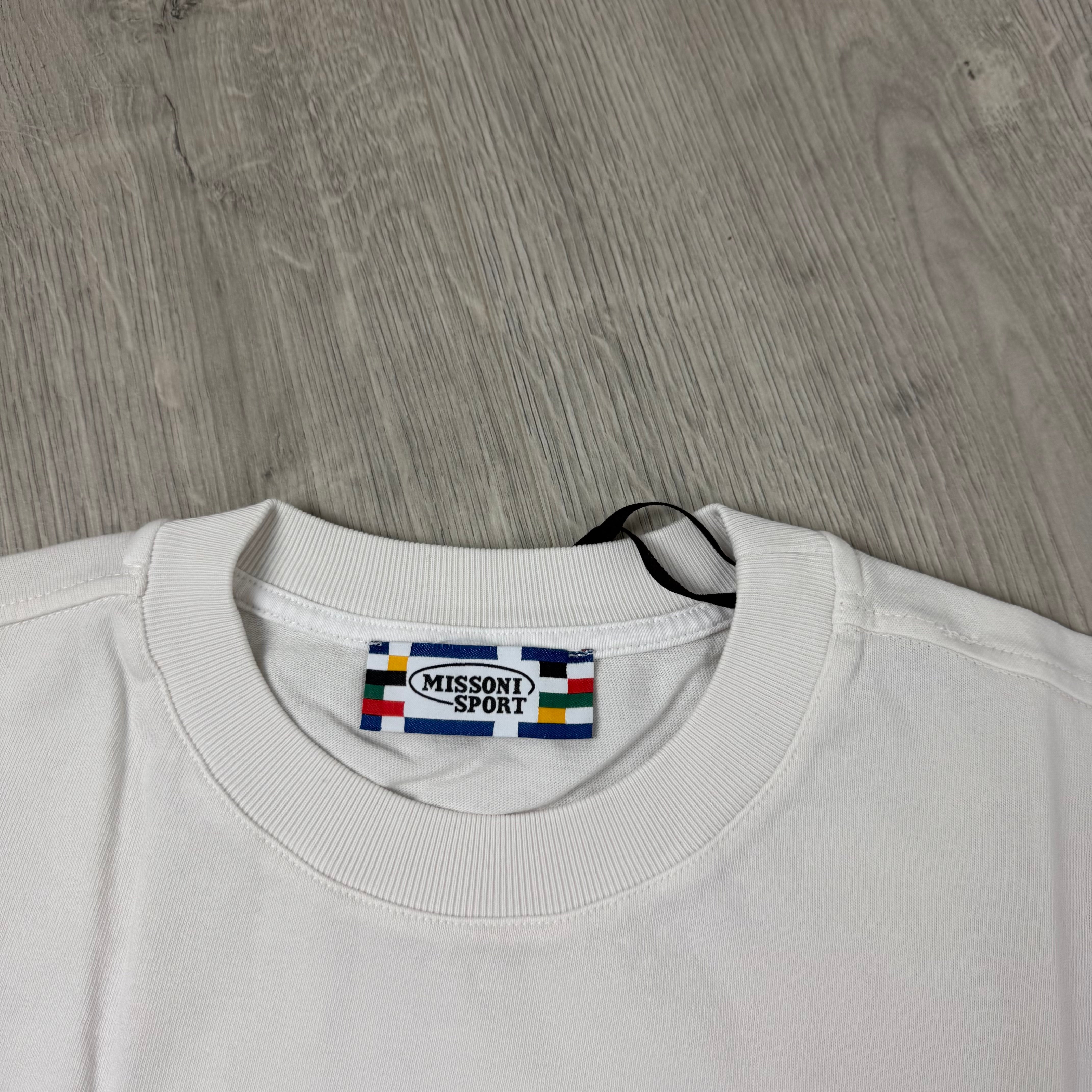 Missoni | Men's Sport T-Shirt | White | Outlet Sale