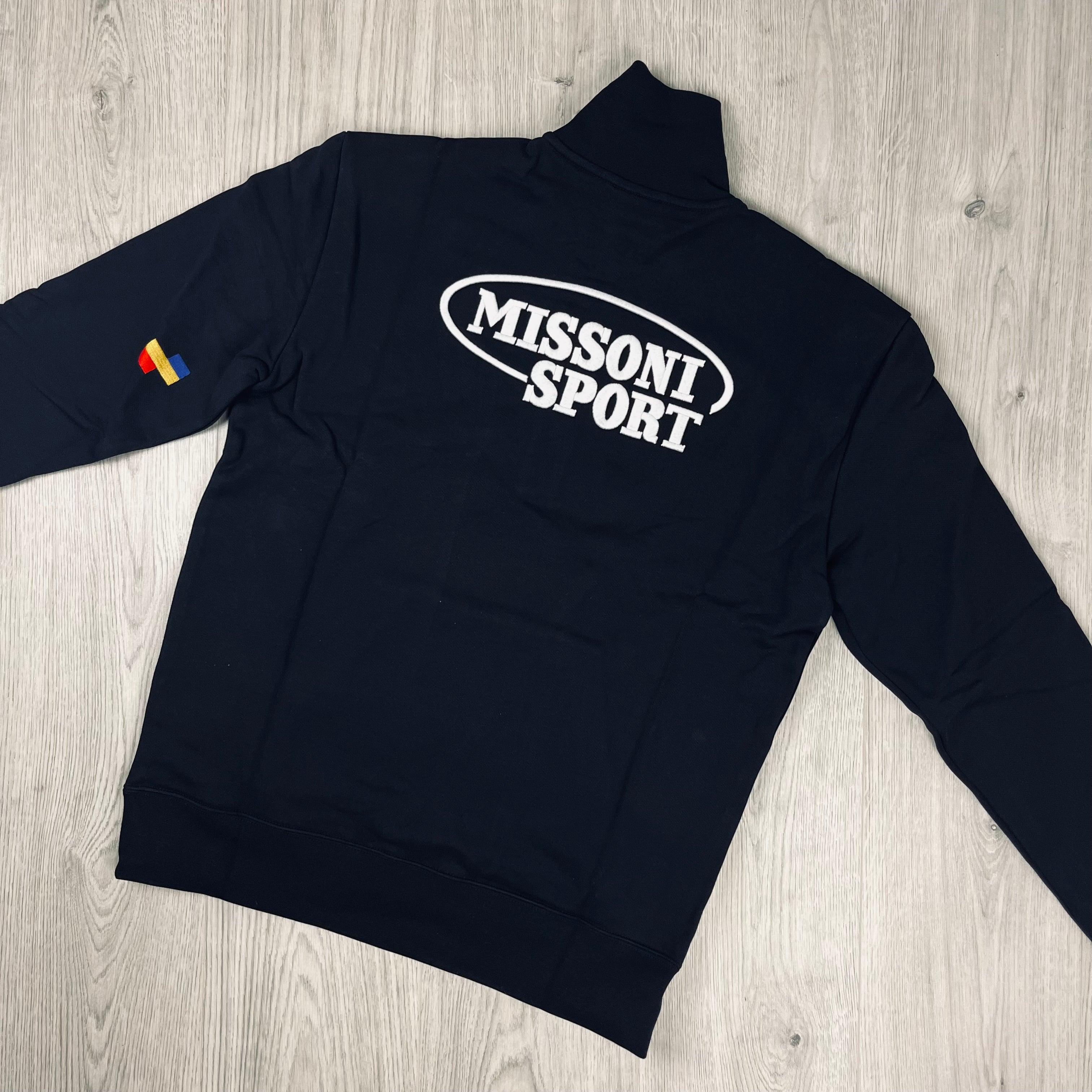Missoni Sport | Men's Zip Sweatshirt | Black | Outlet Sale