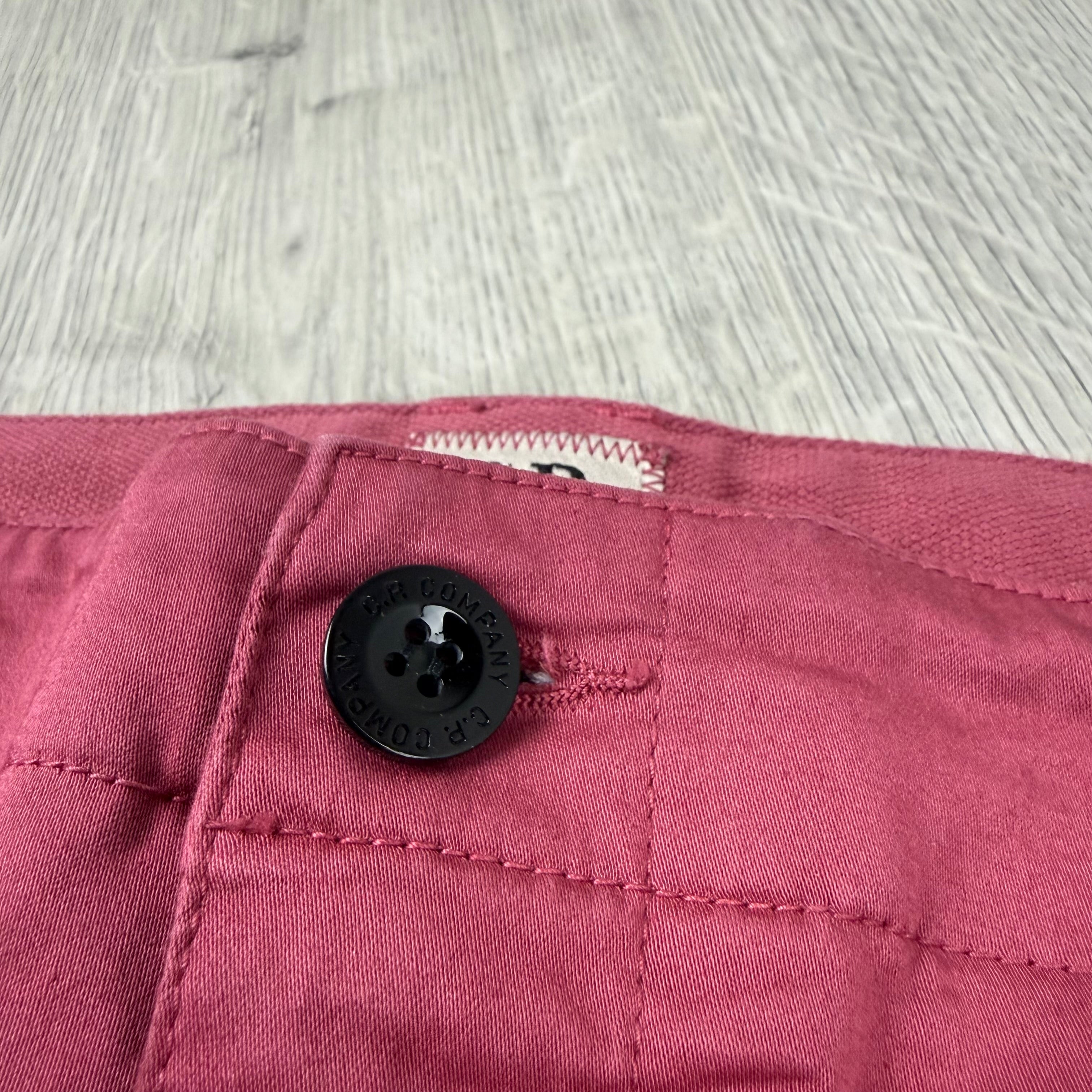 CP Company Cargo Shorts - Red Bud