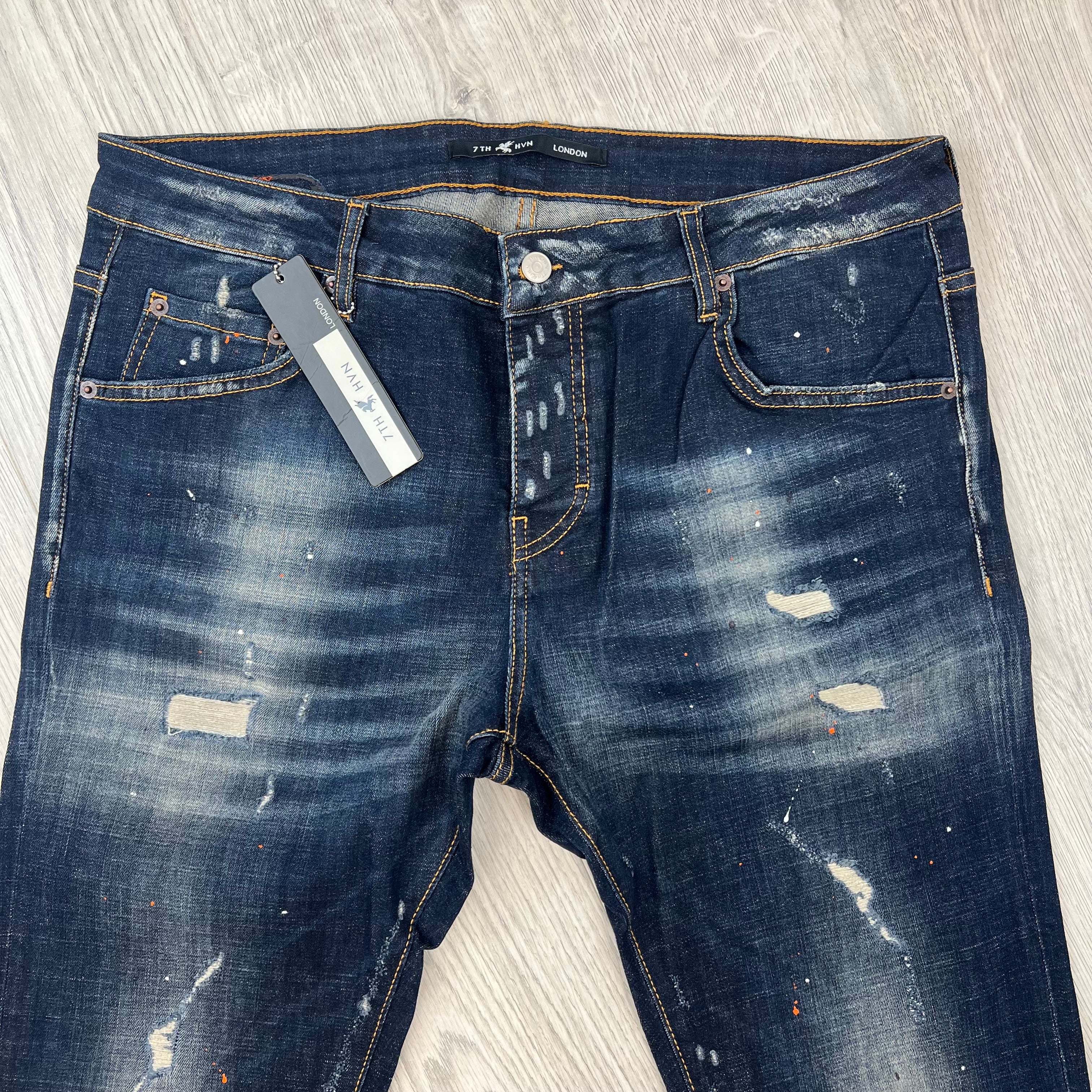 7TH HVN Slim Jeans - Blue